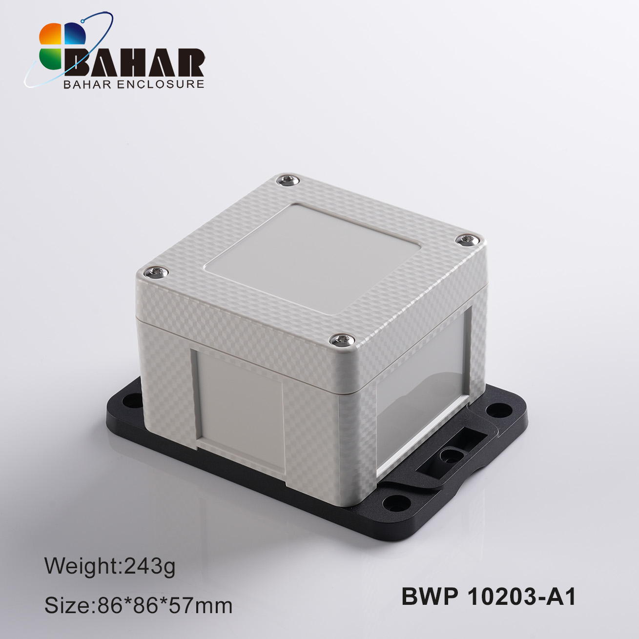 BWP 10203 IP68 Electric Box ABS PC Waterproof Outdoor Plastic Enclosure Electrical Junction Weatherproof Junction Box