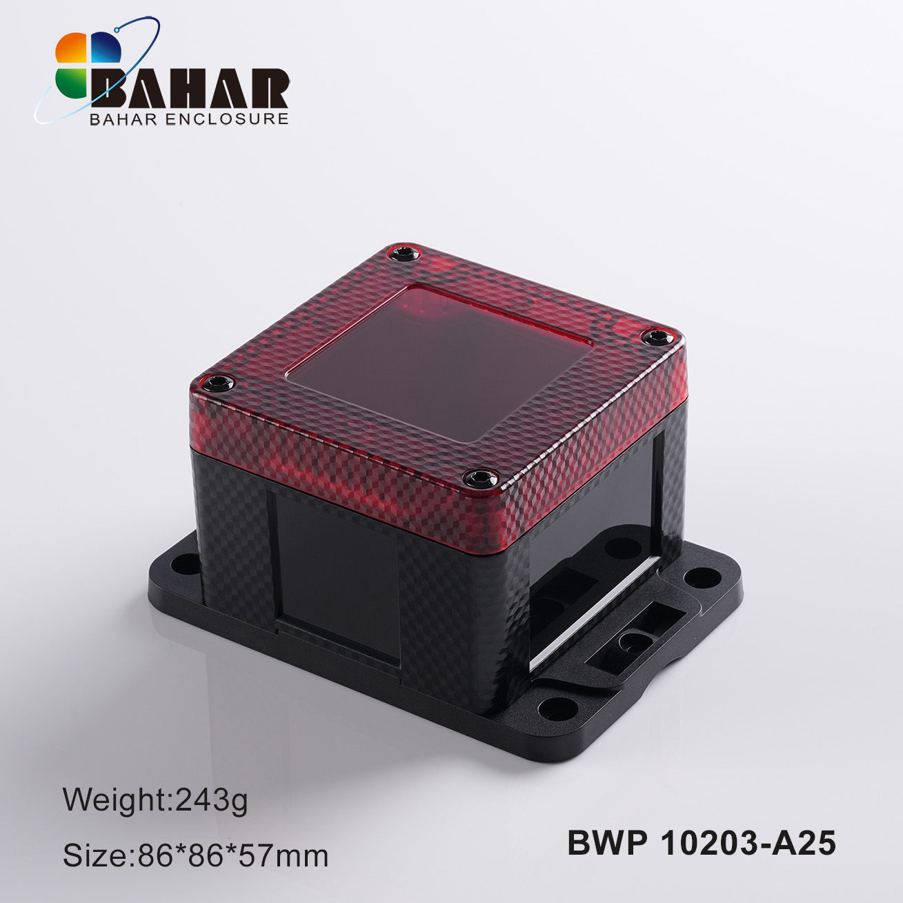 BWP 10203 IP68 Electric Box ABS PC Waterproof Outdoor Plastic Enclosure Electrical Junction Weatherproof Junction Box