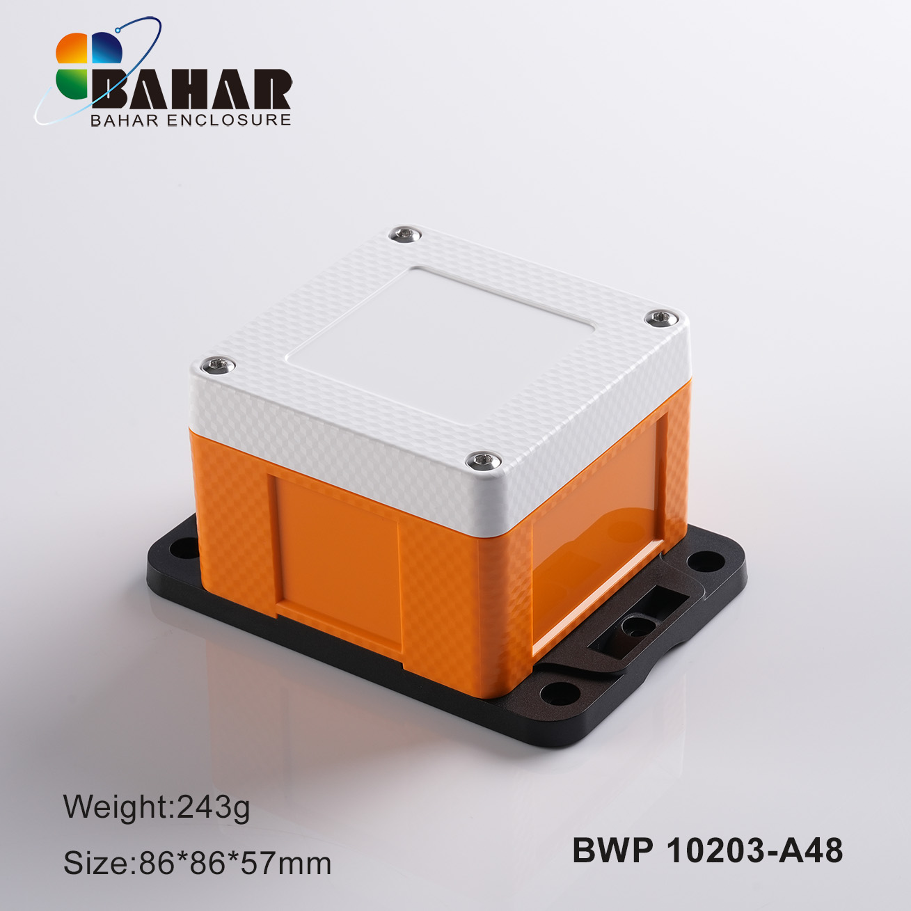 BWP 10203 IP68 Electric Box ABS PC Waterproof Outdoor Plastic Enclosure Electrical Junction Weatherproof Junction Box