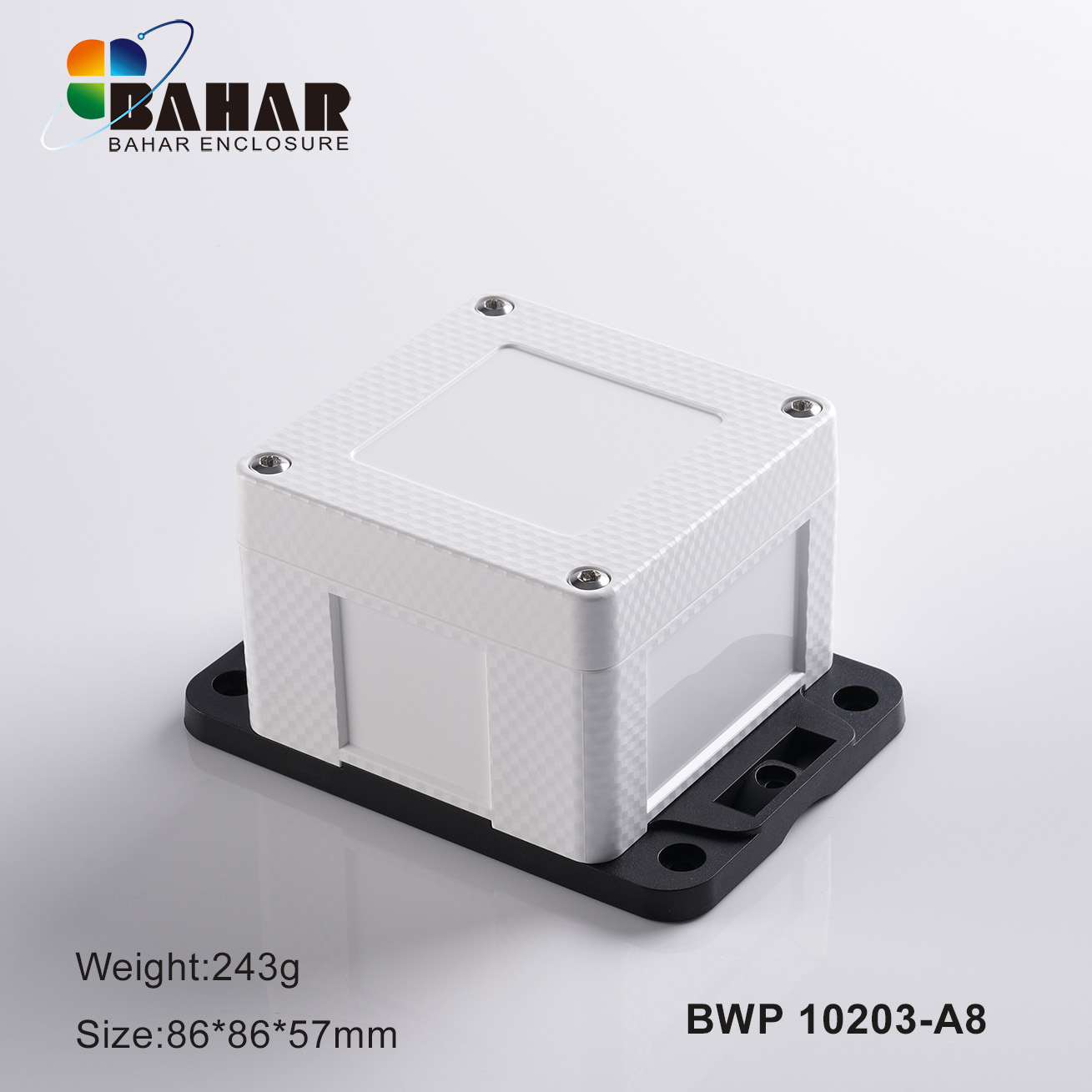 BWP 10203 IP68 Electric Box ABS PC Waterproof Outdoor Plastic Enclosure Electrical Junction Weatherproof Junction Box