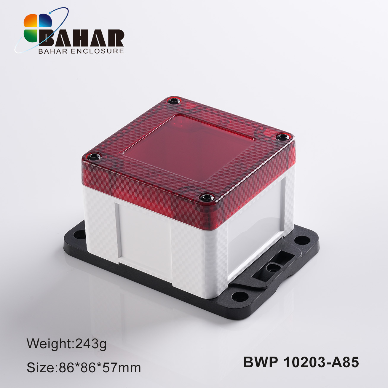 BWP 10203 IP68 Electric Box ABS PC Waterproof Outdoor Plastic Enclosure Electrical Junction Weatherproof Junction Box