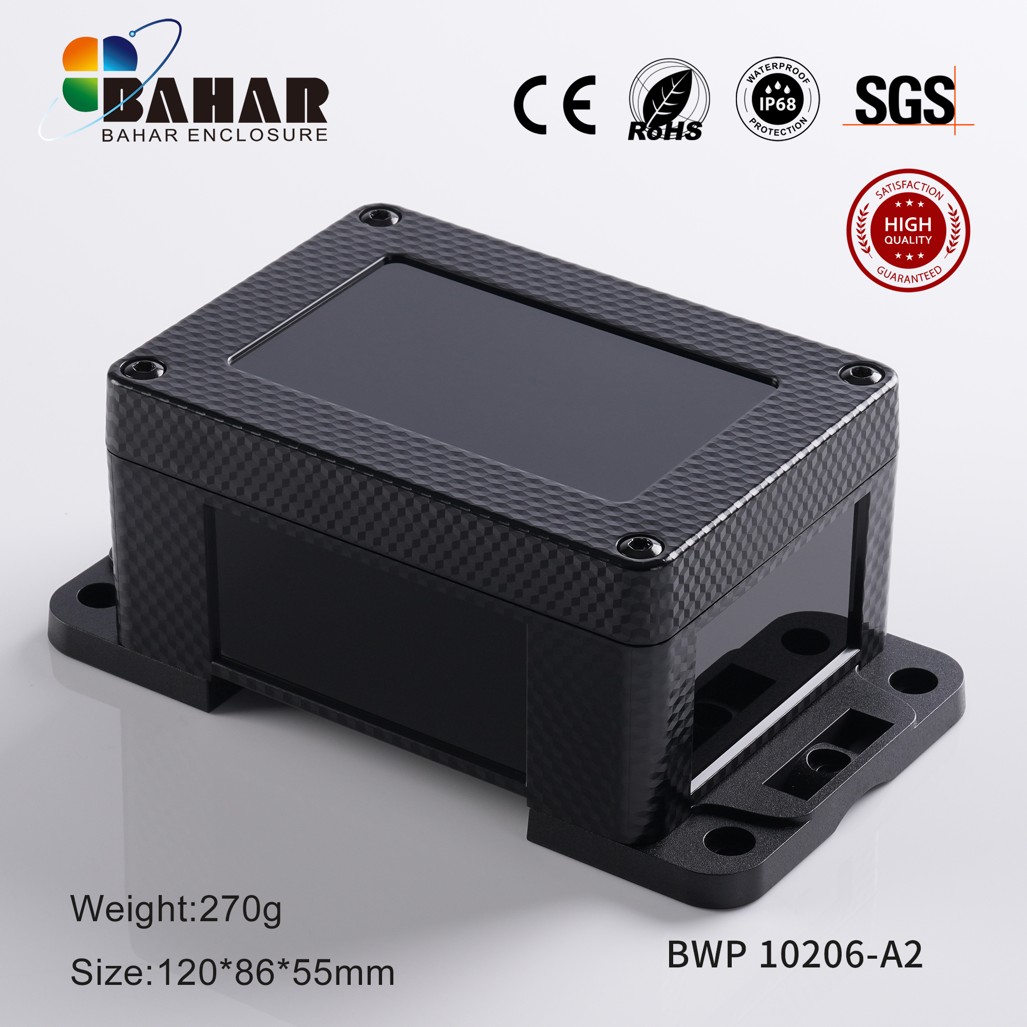 BWP 10206 Small Waterproof Box Outdoor Terminal Electronic Housing Instrument Box Weatherproof Junction Box