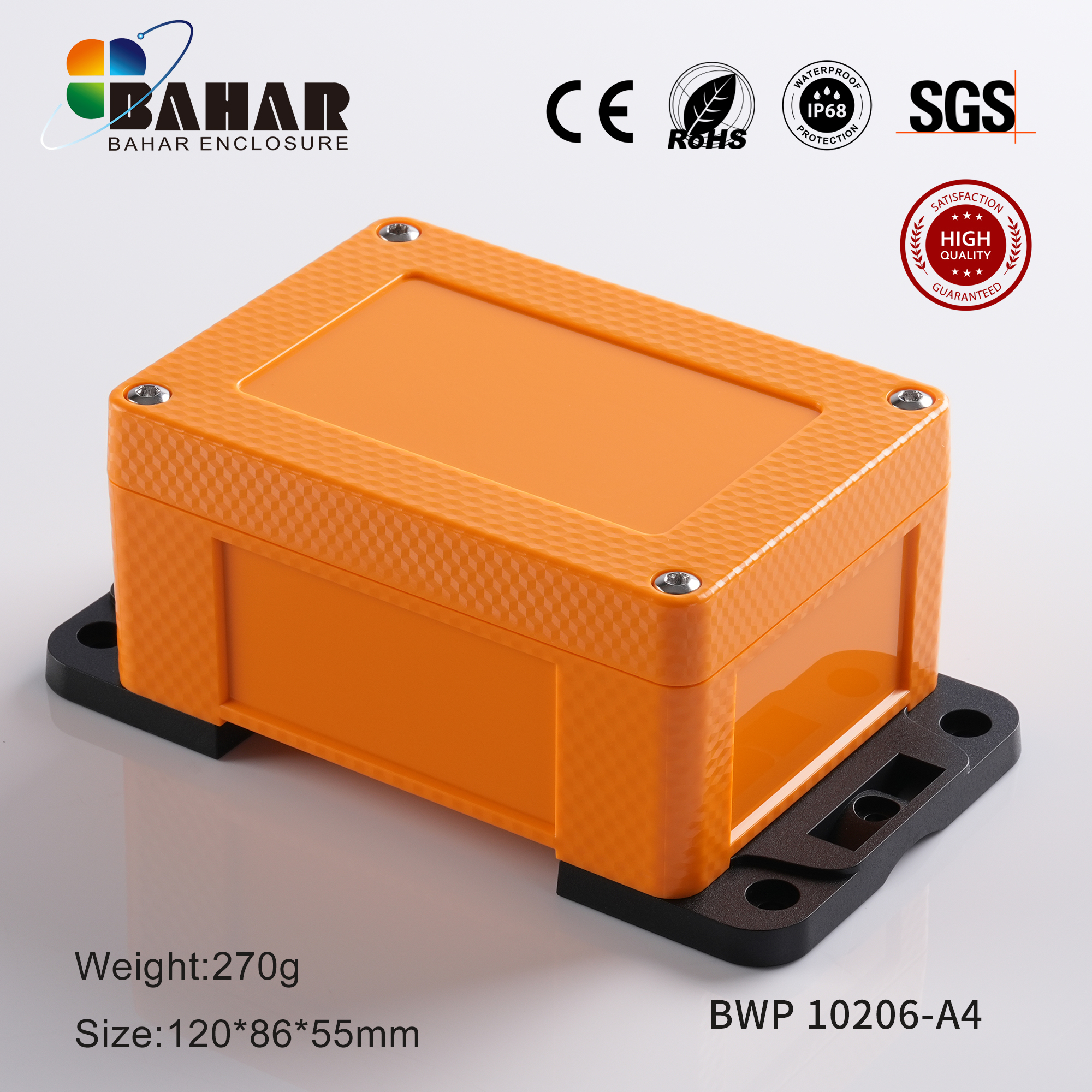 BWP 10206 Small Waterproof Box Outdoor Terminal Electronic Housing Instrument Box Weatherproof Junction Box