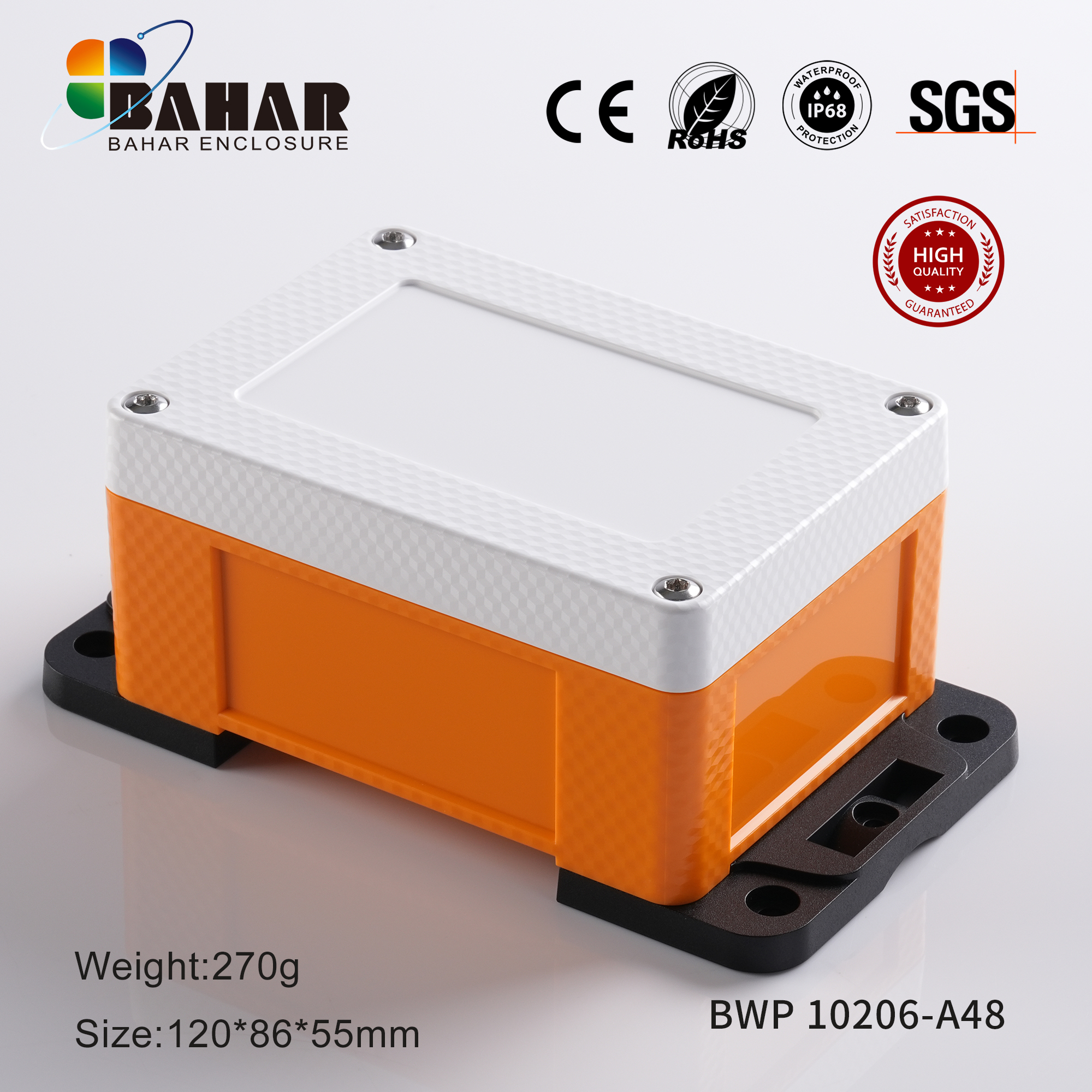 BWP 10206 Small Waterproof Box Outdoor Terminal Electronic Housing Instrument Box Weatherproof Junction Box
