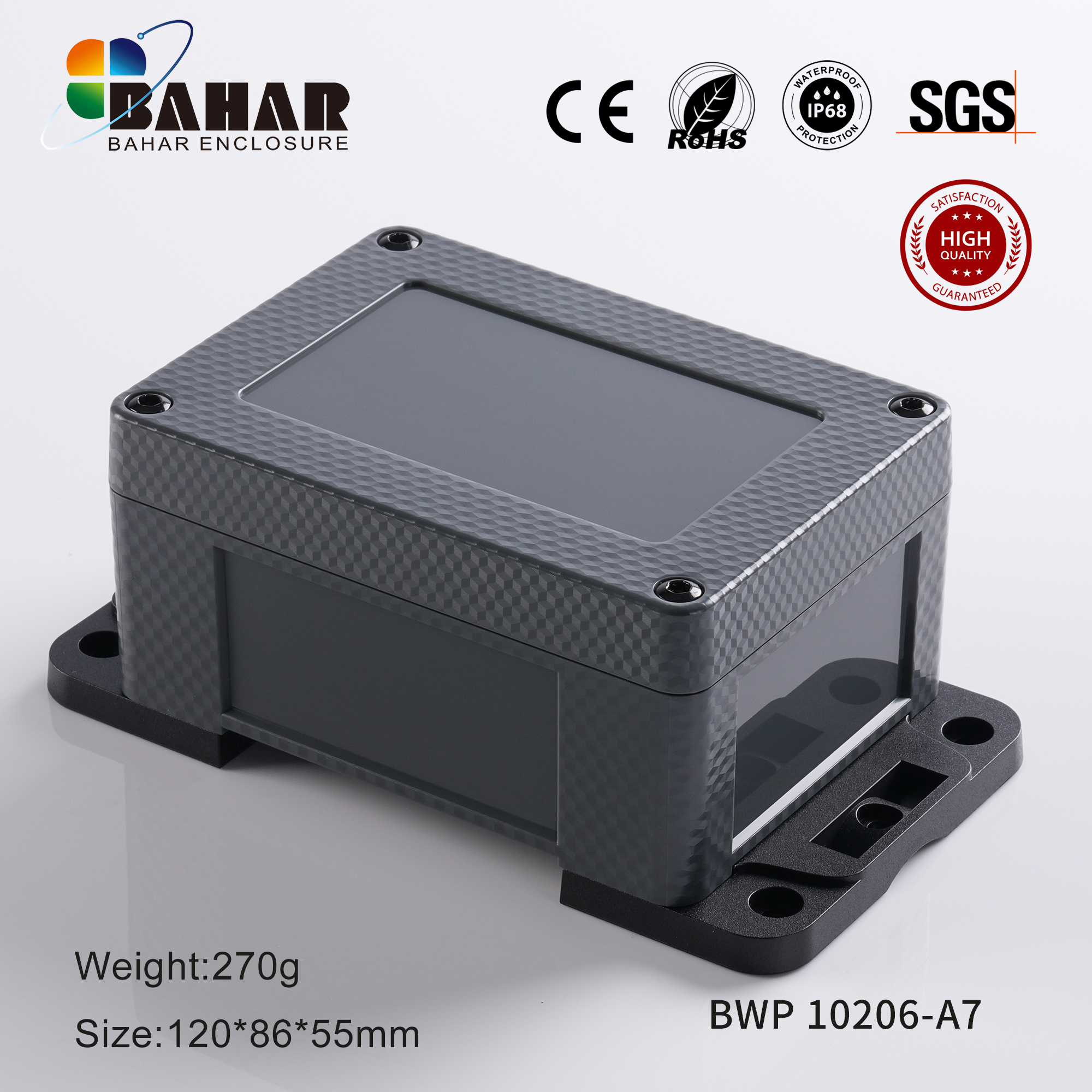 BWP 10206 Small Waterproof Box Outdoor Terminal Electronic Housing Instrument Box Weatherproof Junction Box