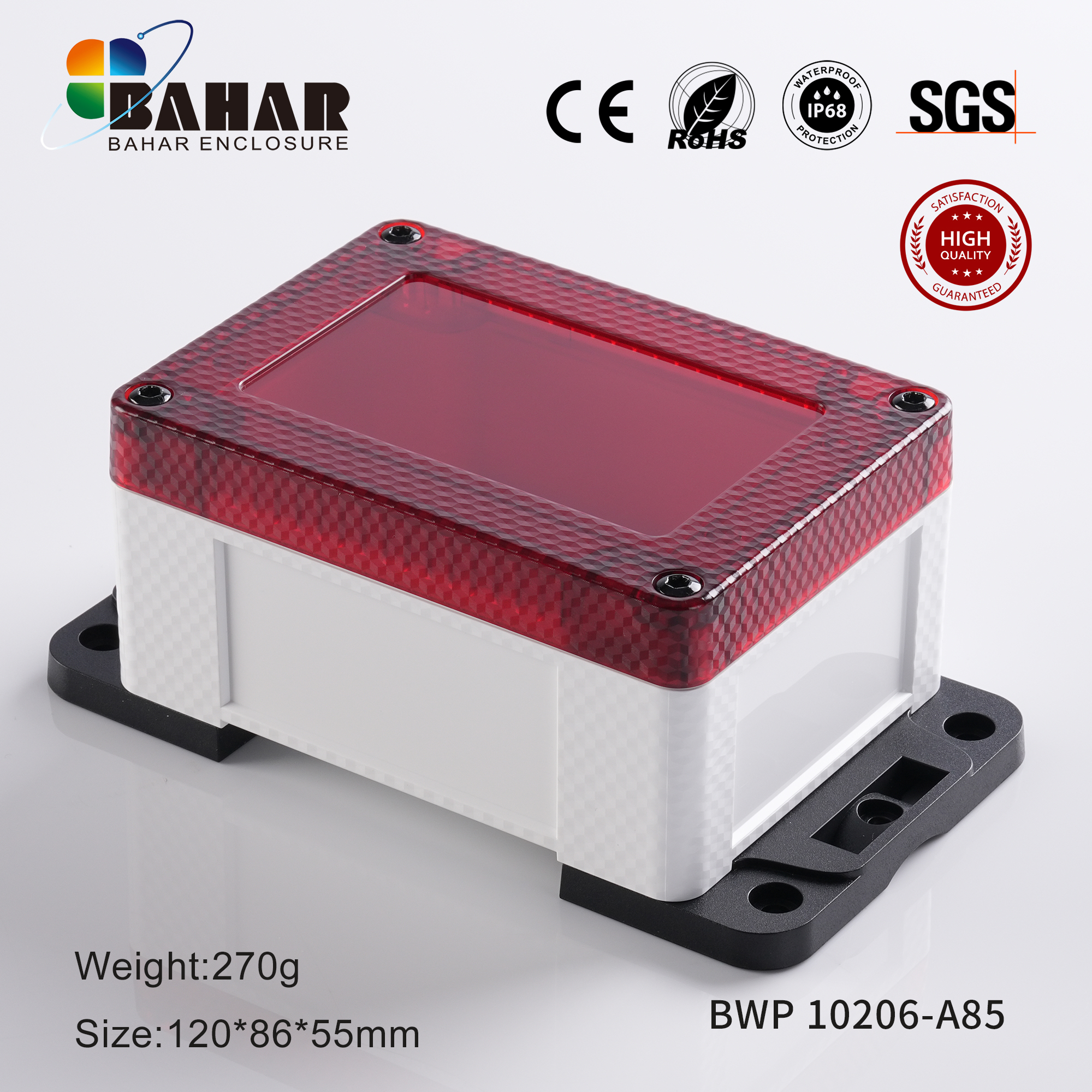 BWP 10206 Small Waterproof Box Outdoor Terminal Electronic Housing Instrument Box Weatherproof Junction Box