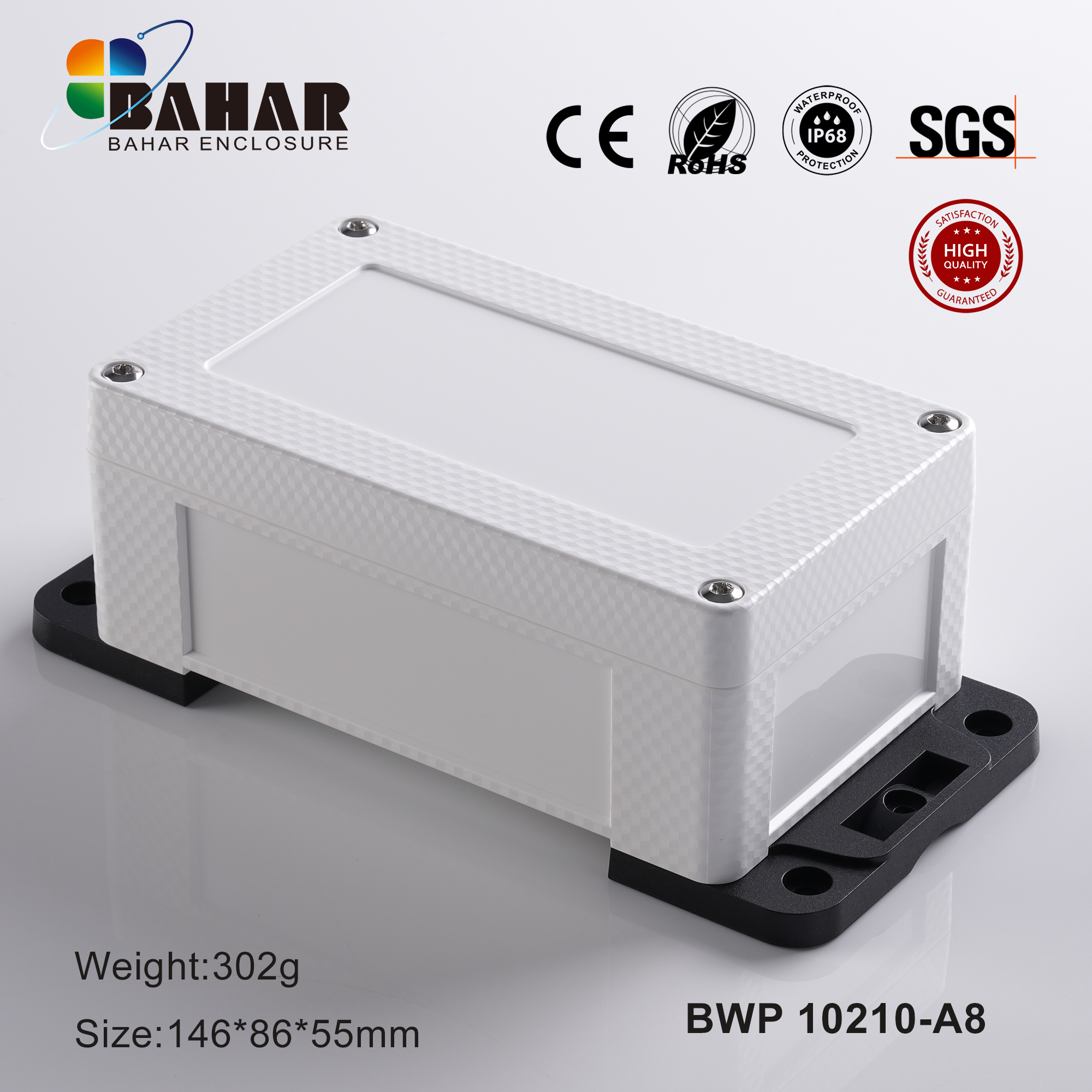 BWP 10210 Small Waterproof Box Outdoor Terminal Electronic Housing Instrument Box Weatherproof Junction Box