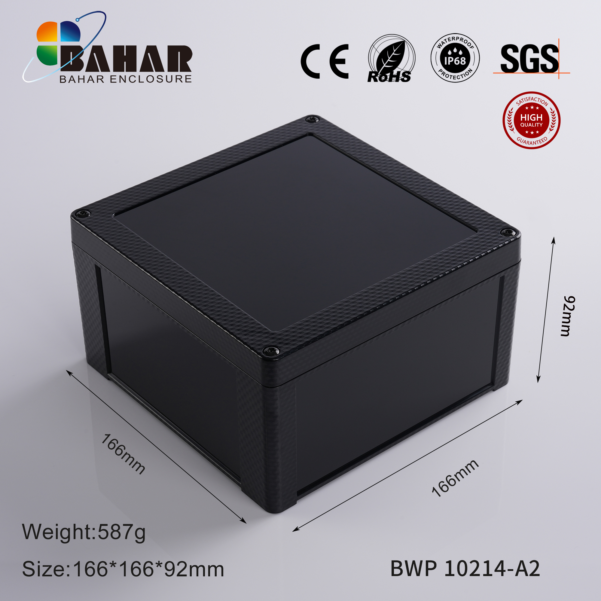 BWP 10214 Small Waterproof Box Outdoor Terminal Electronic Housing Instrument Box Weatherproof Junction Box