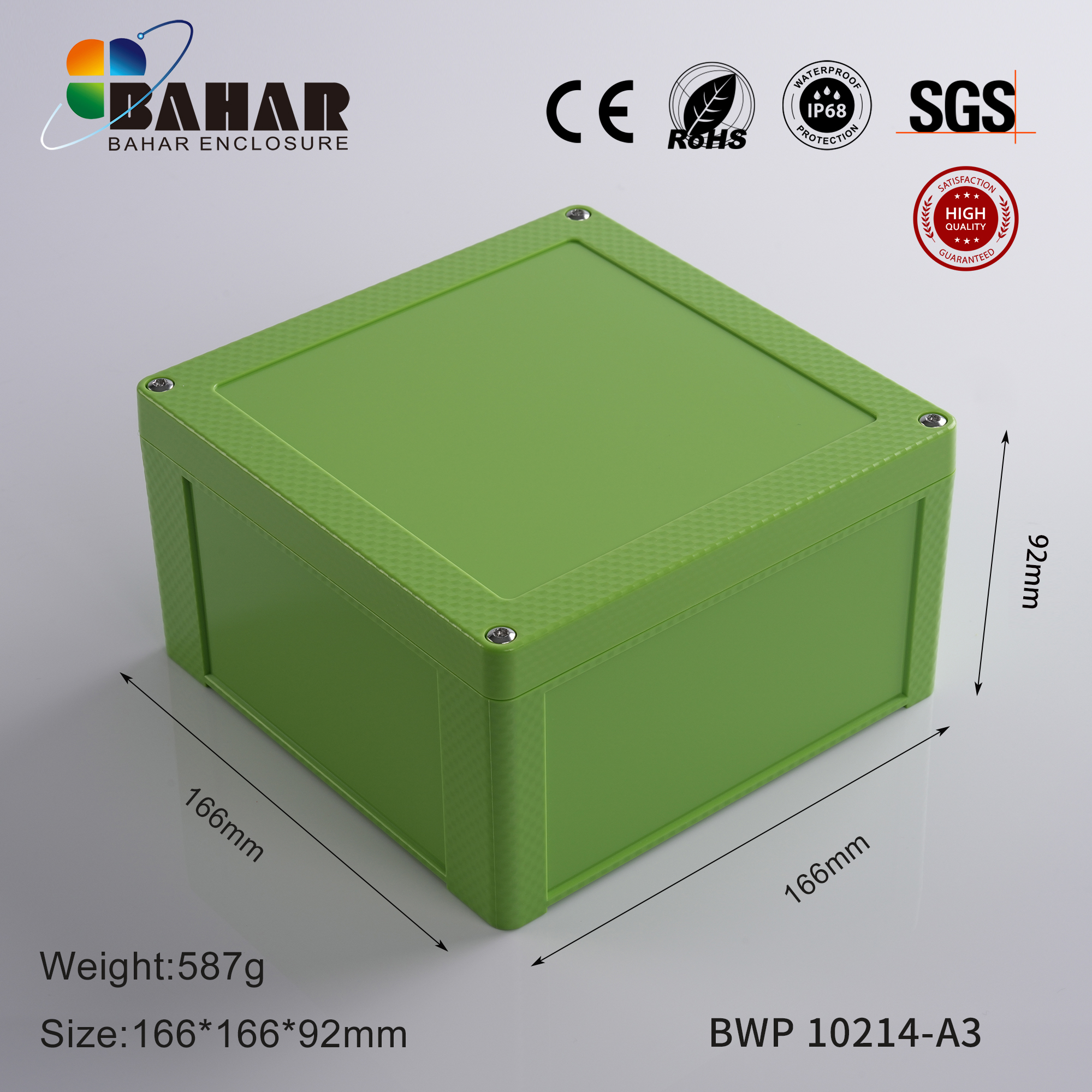 BWP 10214 Small Waterproof Box Outdoor Terminal Electronic Housing Instrument Box Weatherproof Junction Box