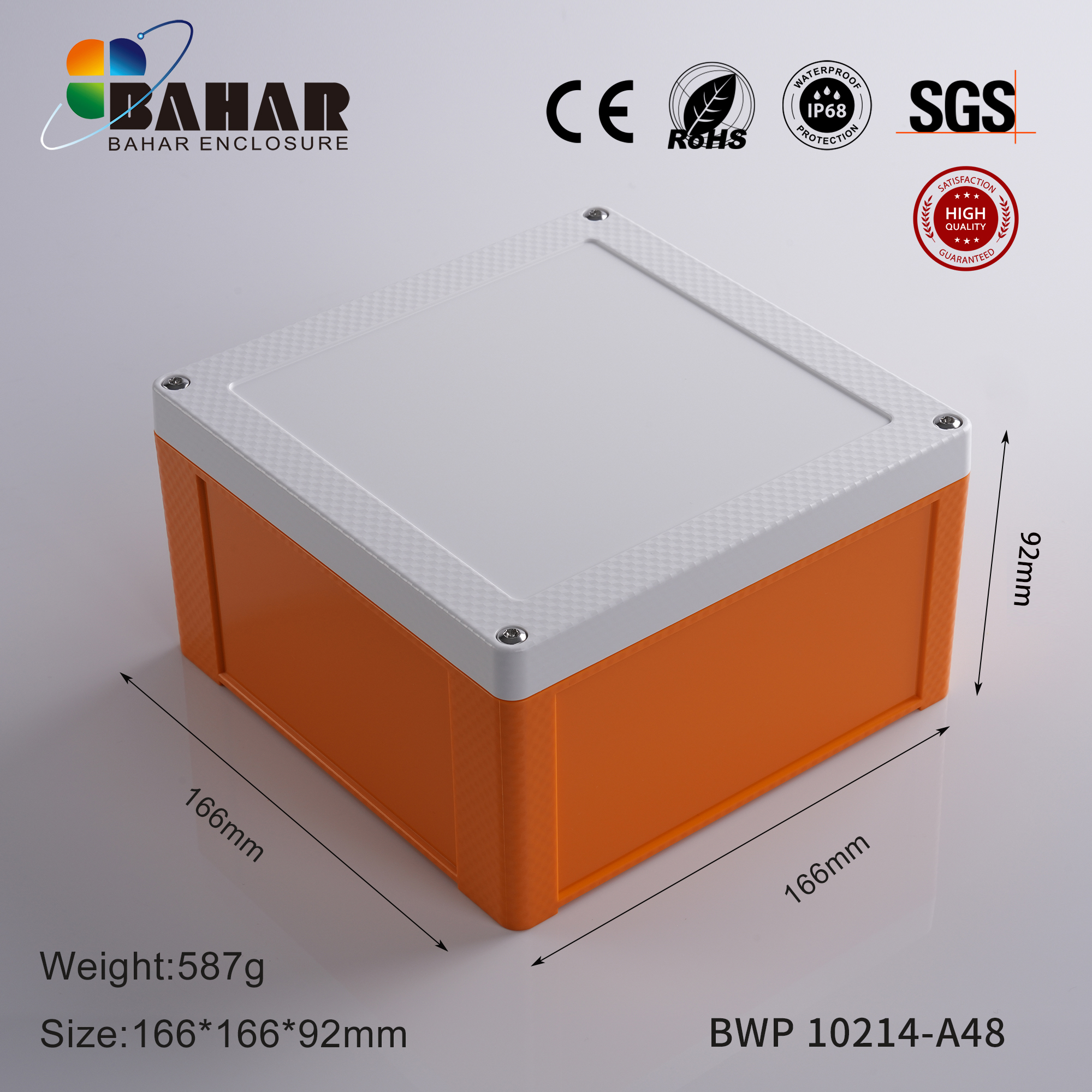BWP 10214 Small Waterproof Box Outdoor Terminal Electronic Housing Instrument Box Weatherproof Junction Box