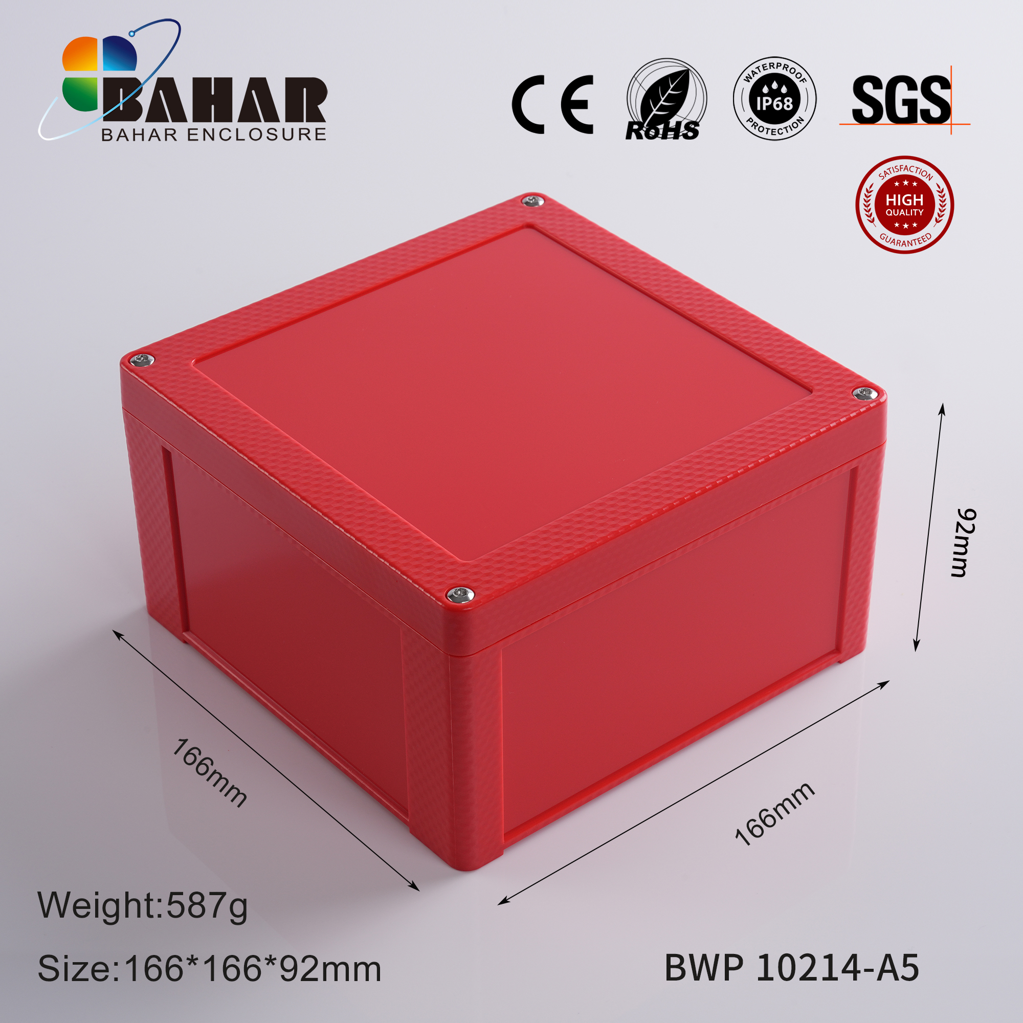BWP 10214 Small Waterproof Box Outdoor Terminal Electronic Housing Instrument Box Weatherproof Junction Box