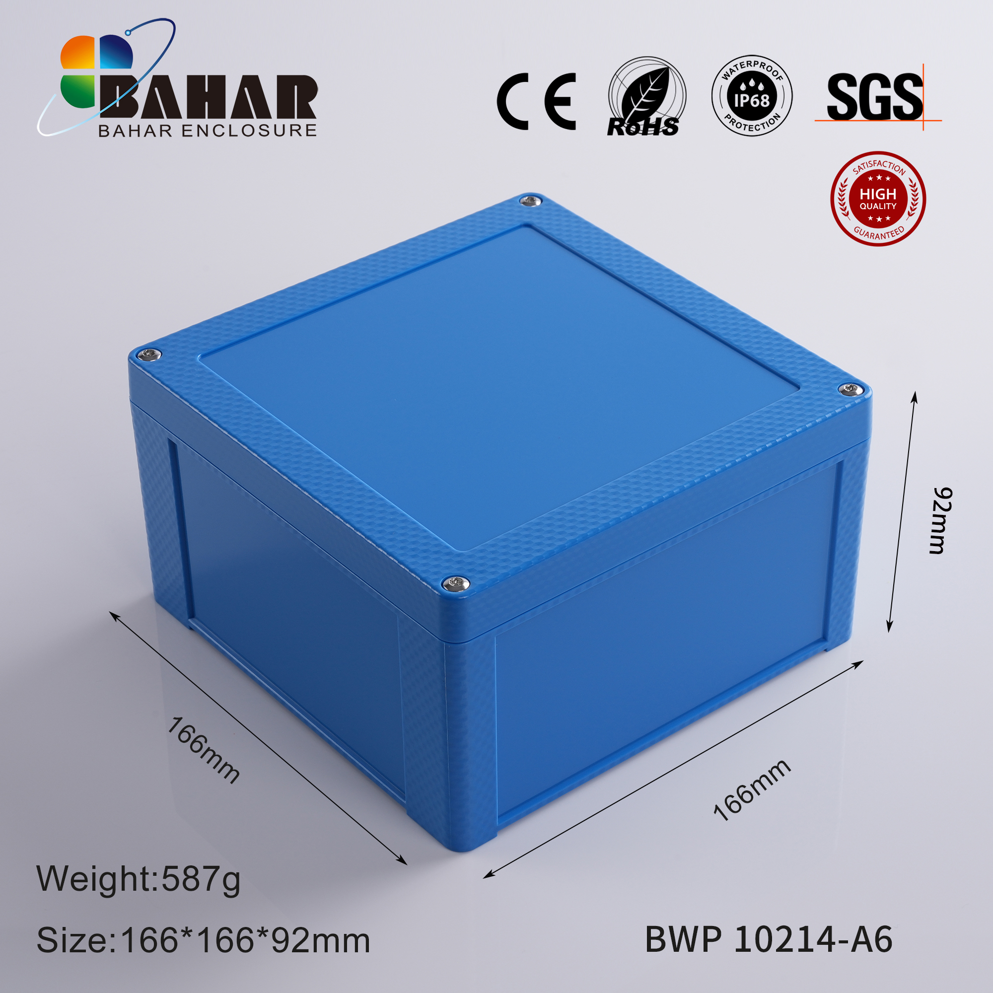 BWP 10214 Small Waterproof Box Outdoor Terminal Electronic Housing Instrument Box Weatherproof Junction Box