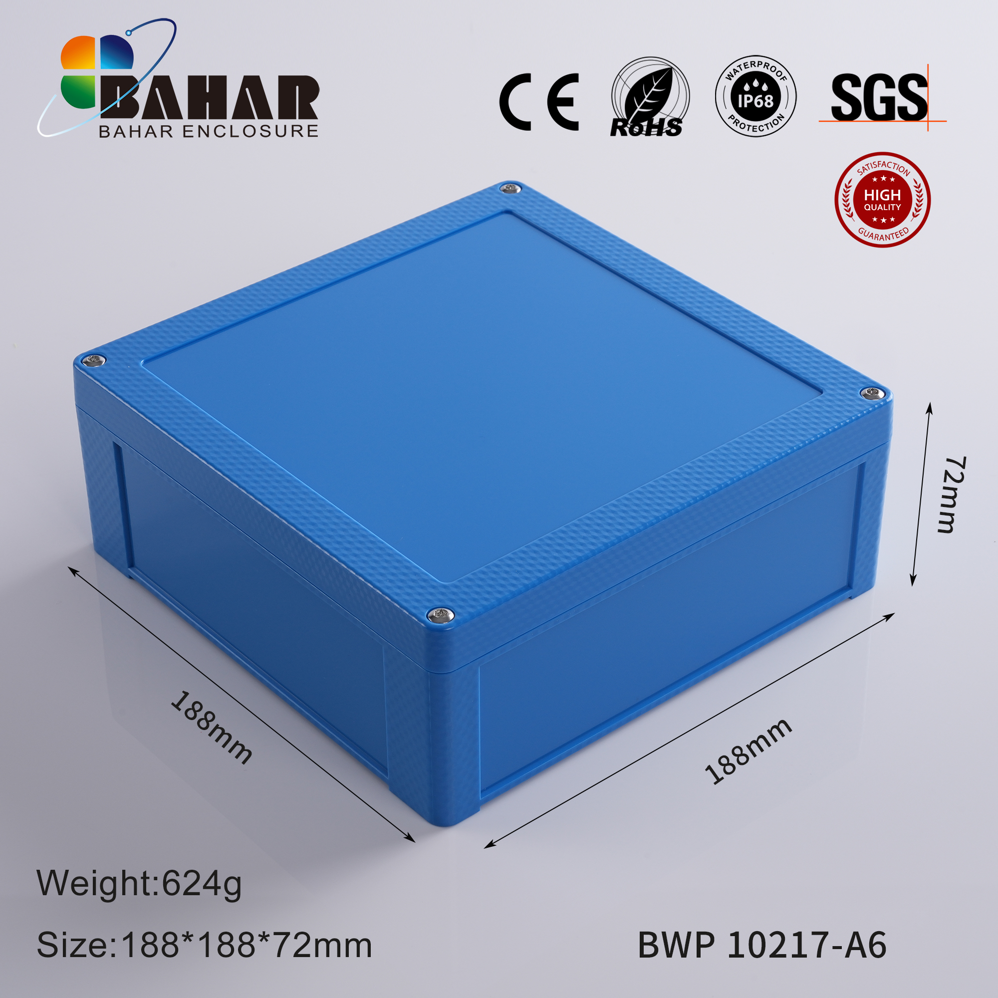 BWP 10217 Small Waterproof Box Outdoor Terminal Electronic Housing Instrument Box Weatherproof Junction Box