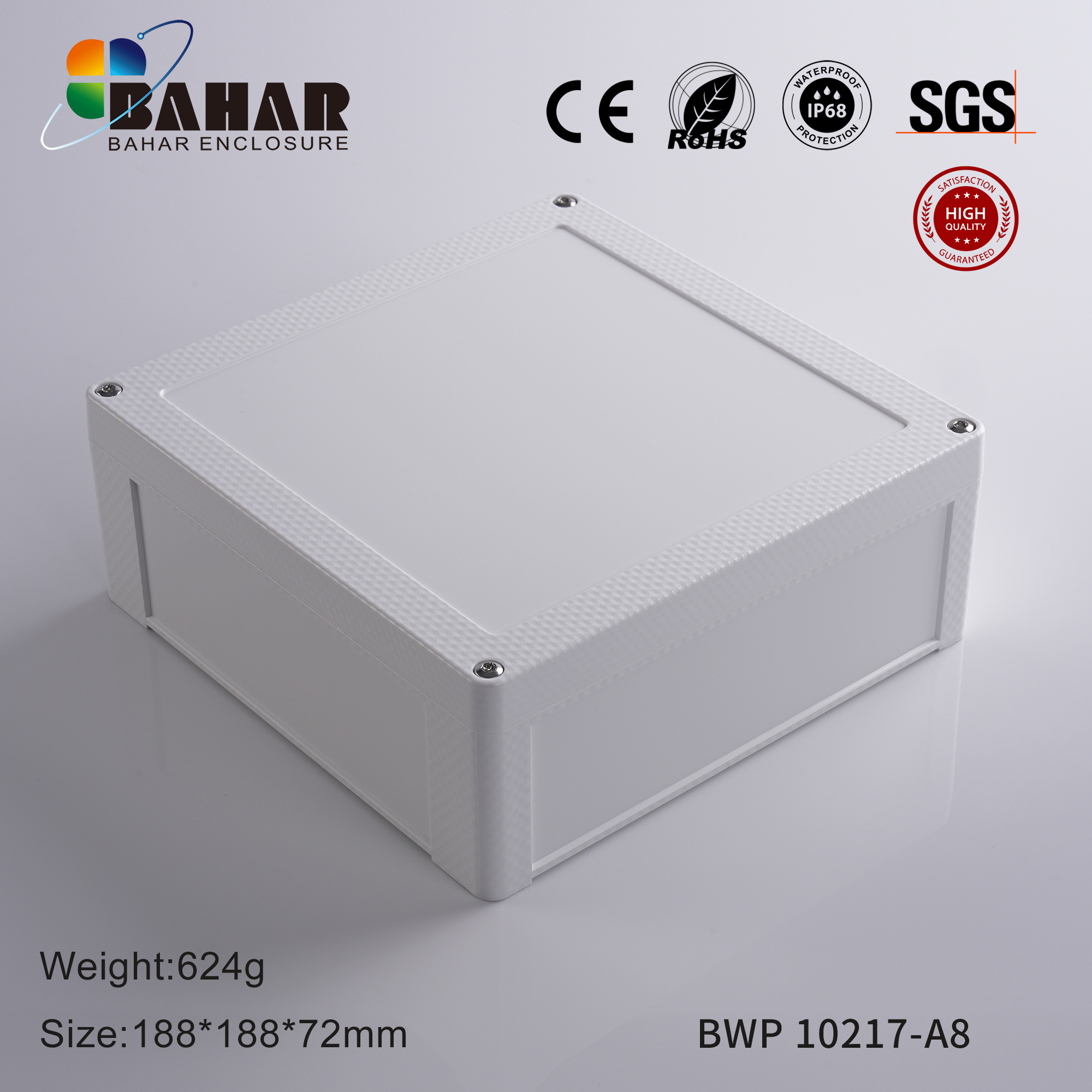 BWP 10217 Small Waterproof Box Outdoor Terminal Electronic Housing Instrument Box Weatherproof Junction Box