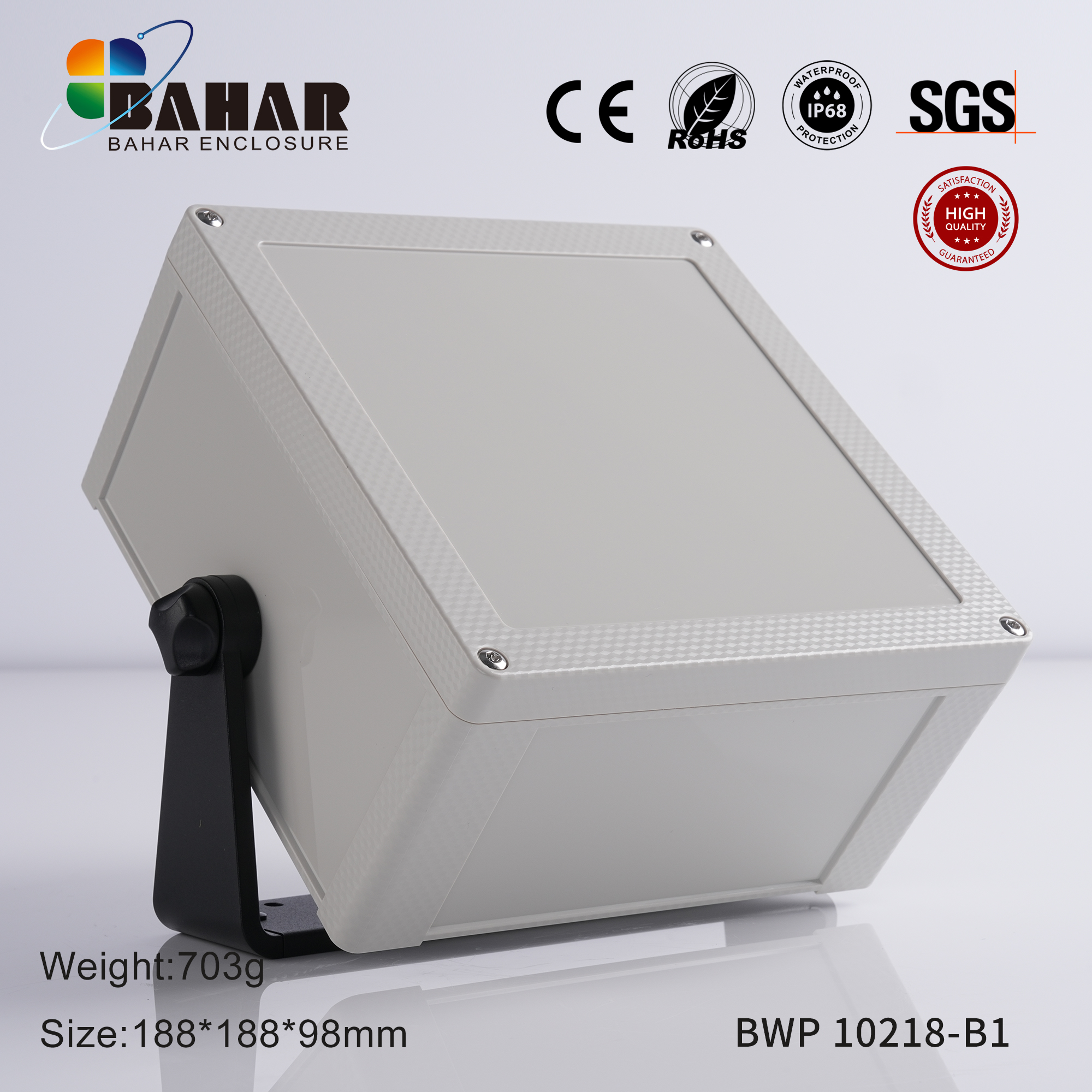 BWP 10218 Small Waterproof Box Outdoor Terminal Electronic Housing Instrument Box Weatherproof Junction Box