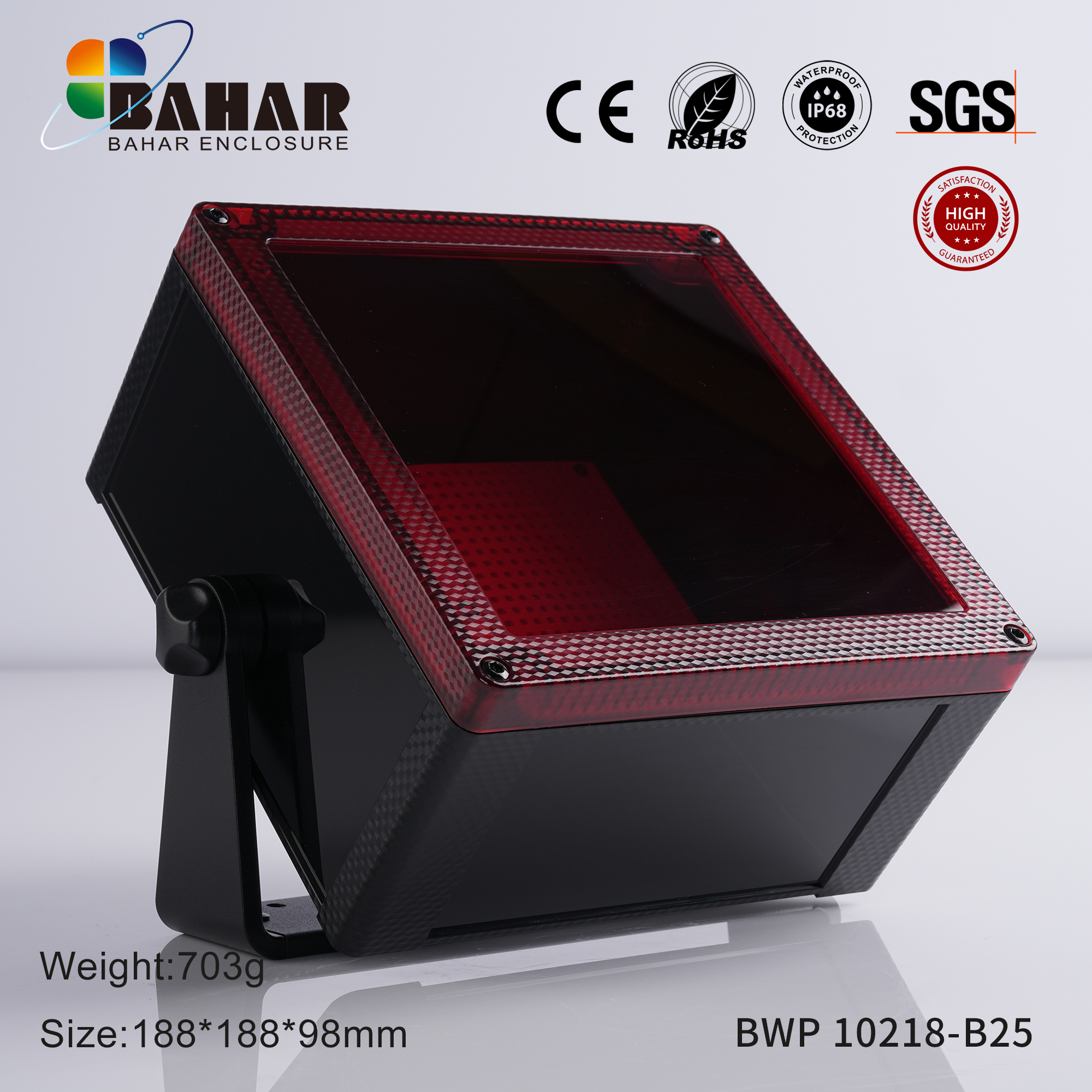BWP 10218 Small Waterproof Box Outdoor Terminal Electronic Housing Instrument Box Weatherproof Junction Box