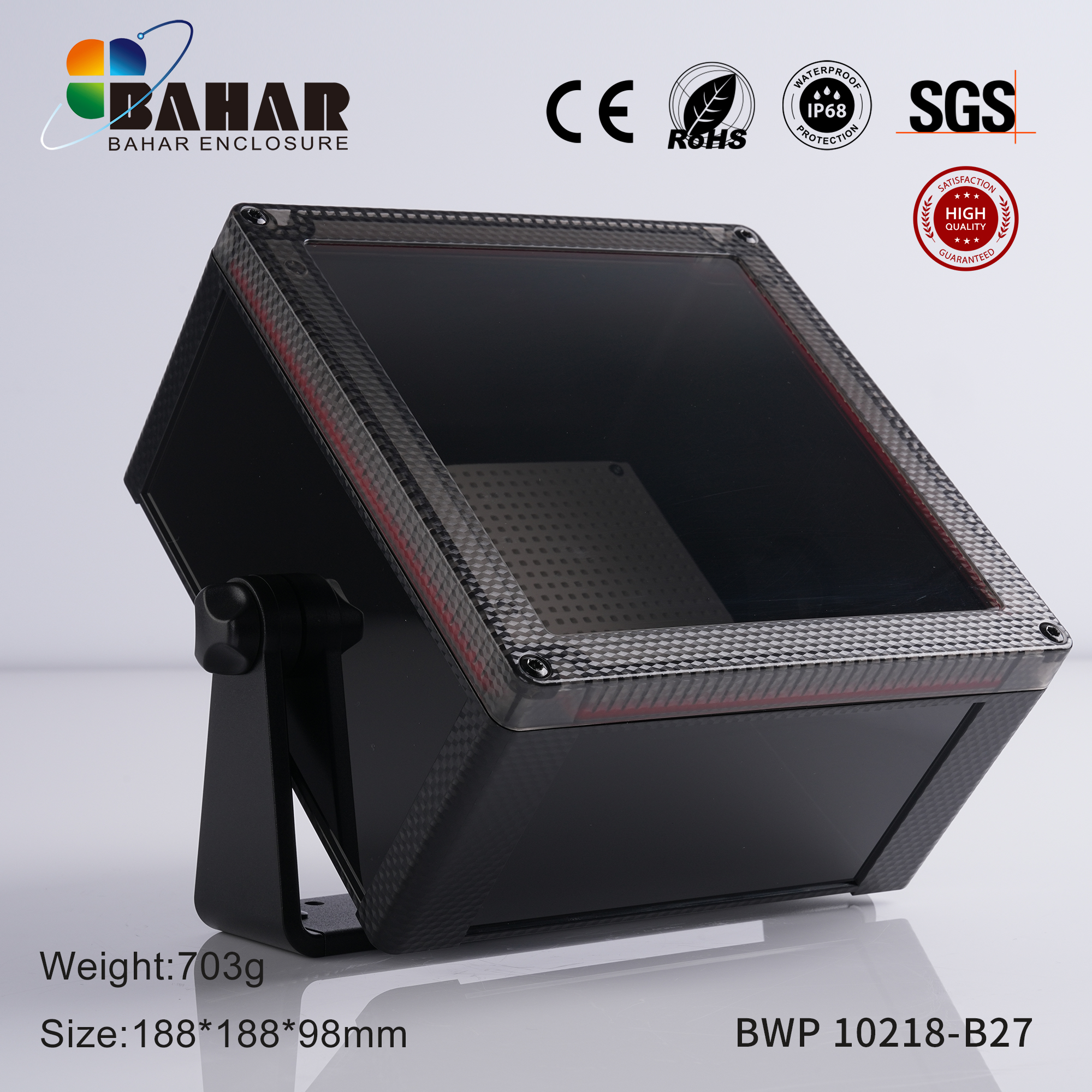 BWP 10218 Small Waterproof Box Outdoor Terminal Electronic Housing Instrument Box Weatherproof Junction Box