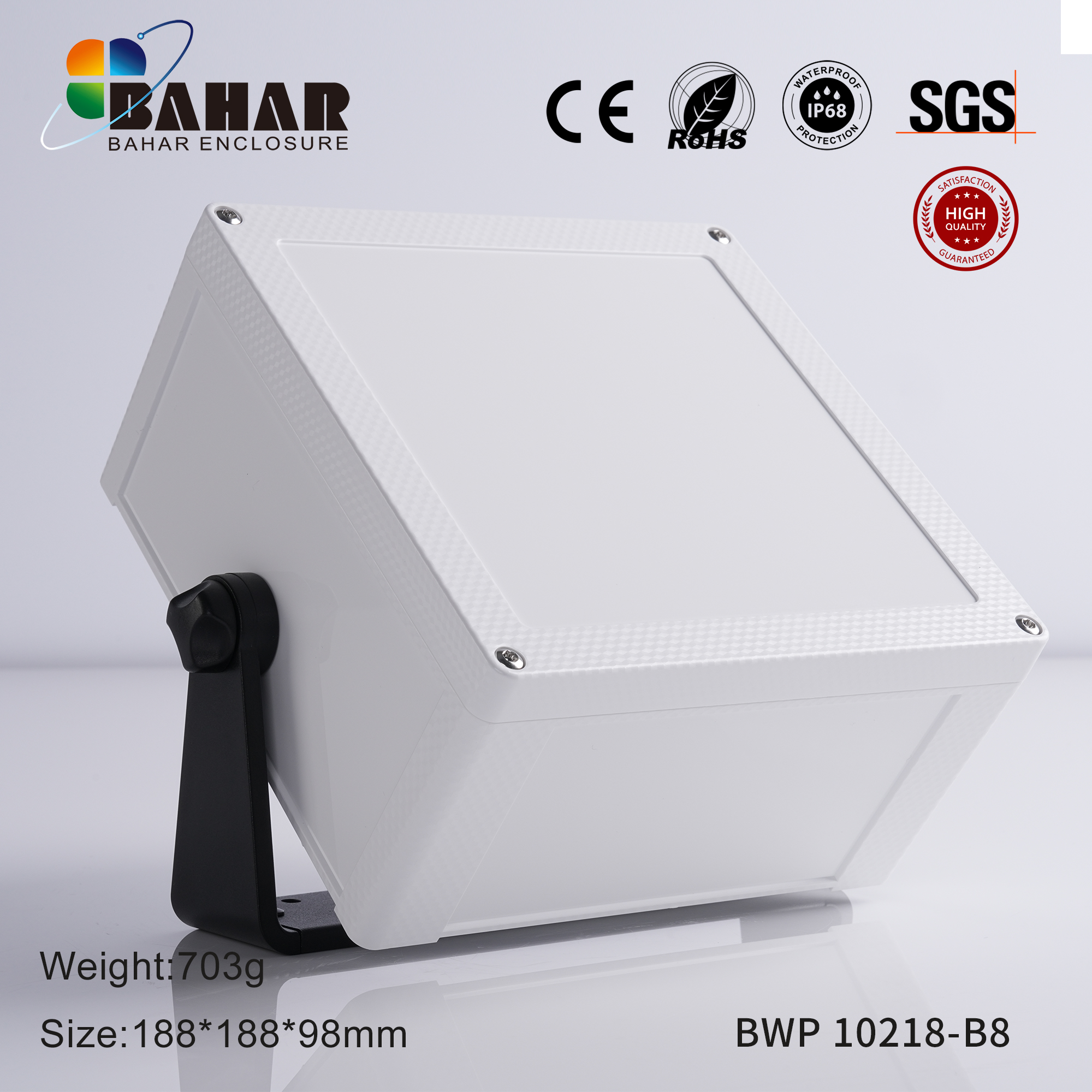 BWP 10218 Small Waterproof Box Outdoor Terminal Electronic Housing Instrument Box Weatherproof Junction Box