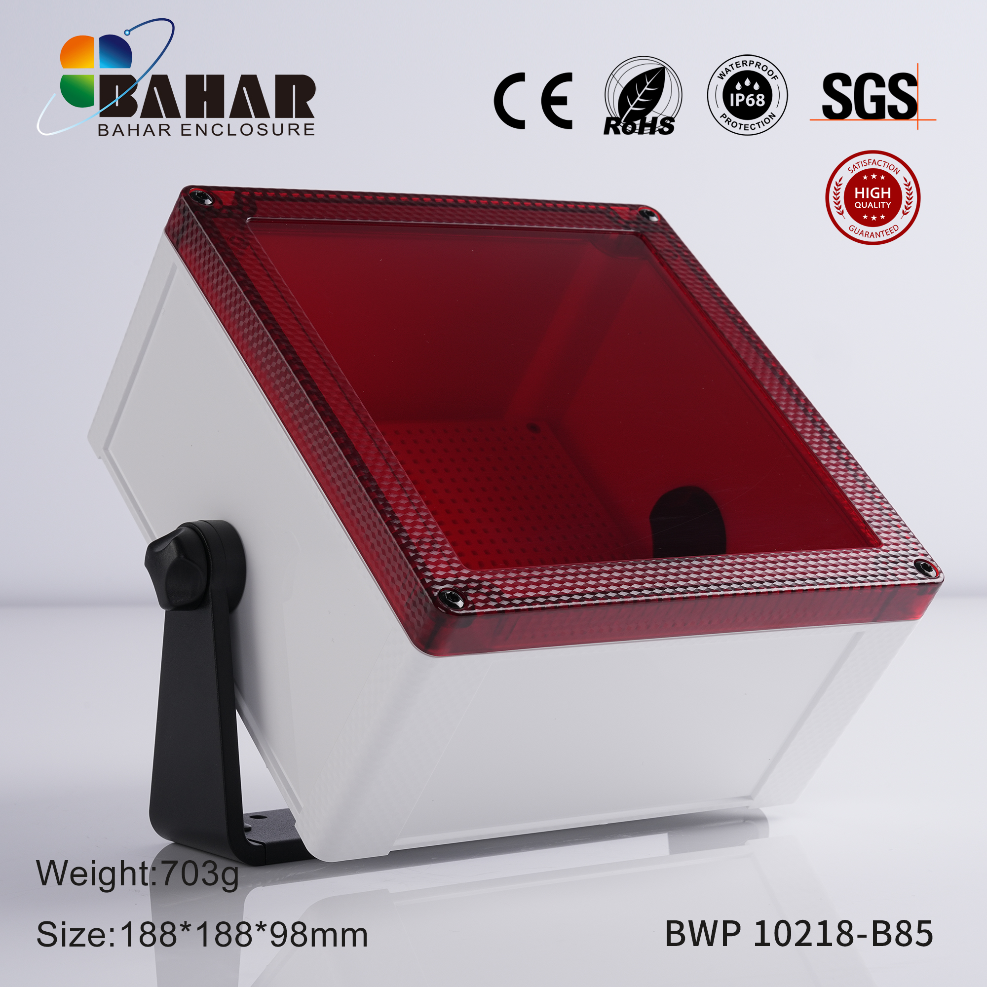 BWP 10218 Small Waterproof Box Outdoor Terminal Electronic Housing Instrument Box Weatherproof Junction Box