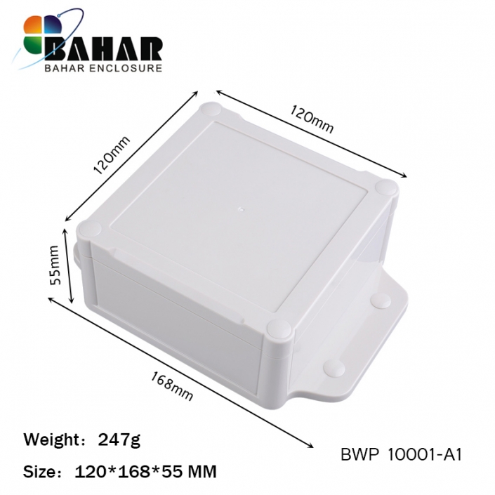 BDH 20001 Network Connection ABS Plastic Box. Junction Box, Desktop Shell. Bahar Enclosure Design