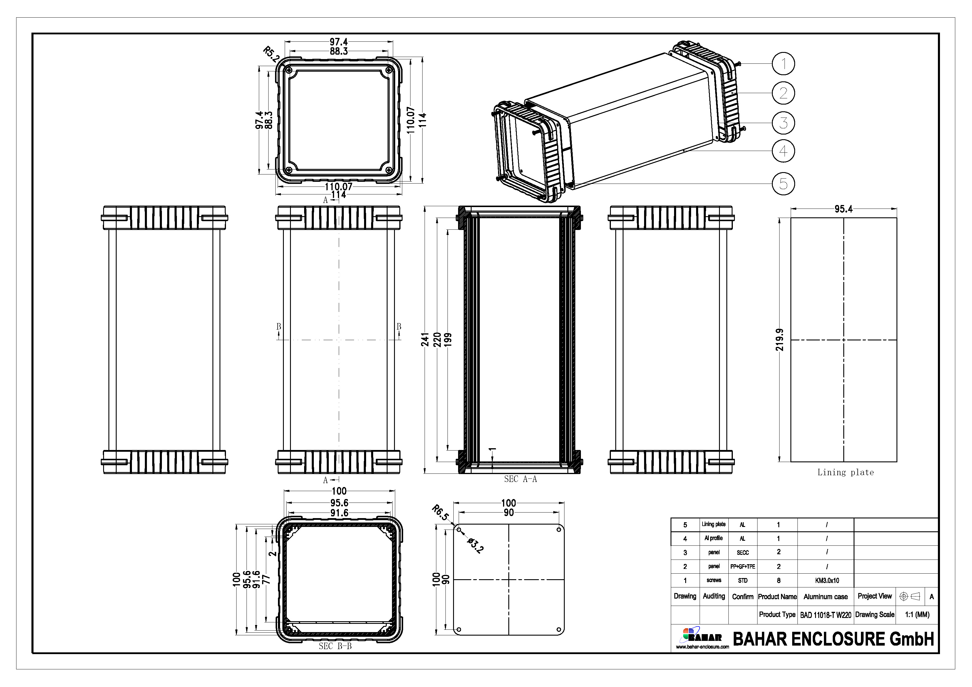 BAD 11018-T W220