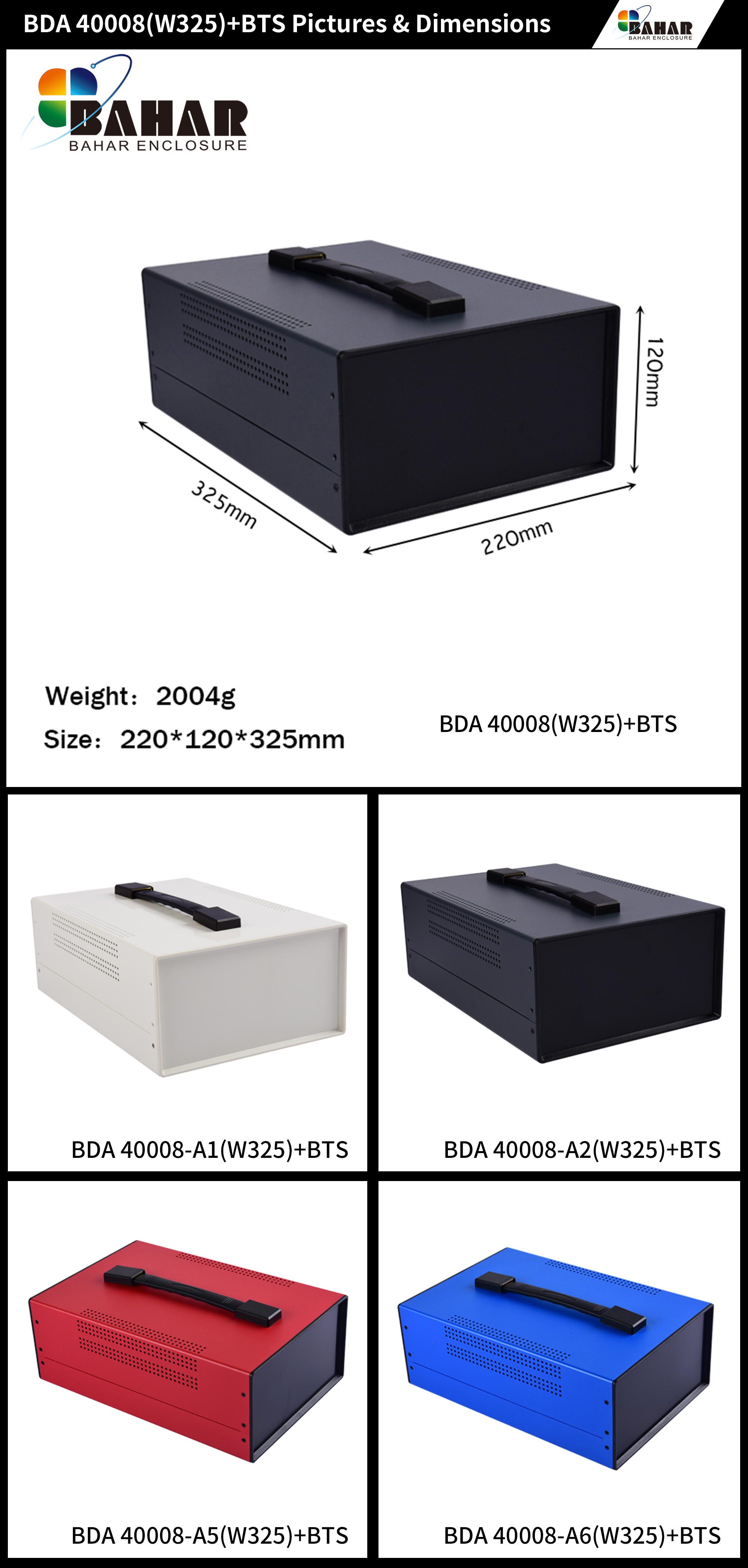 BDA 40008(W325)+BTS-