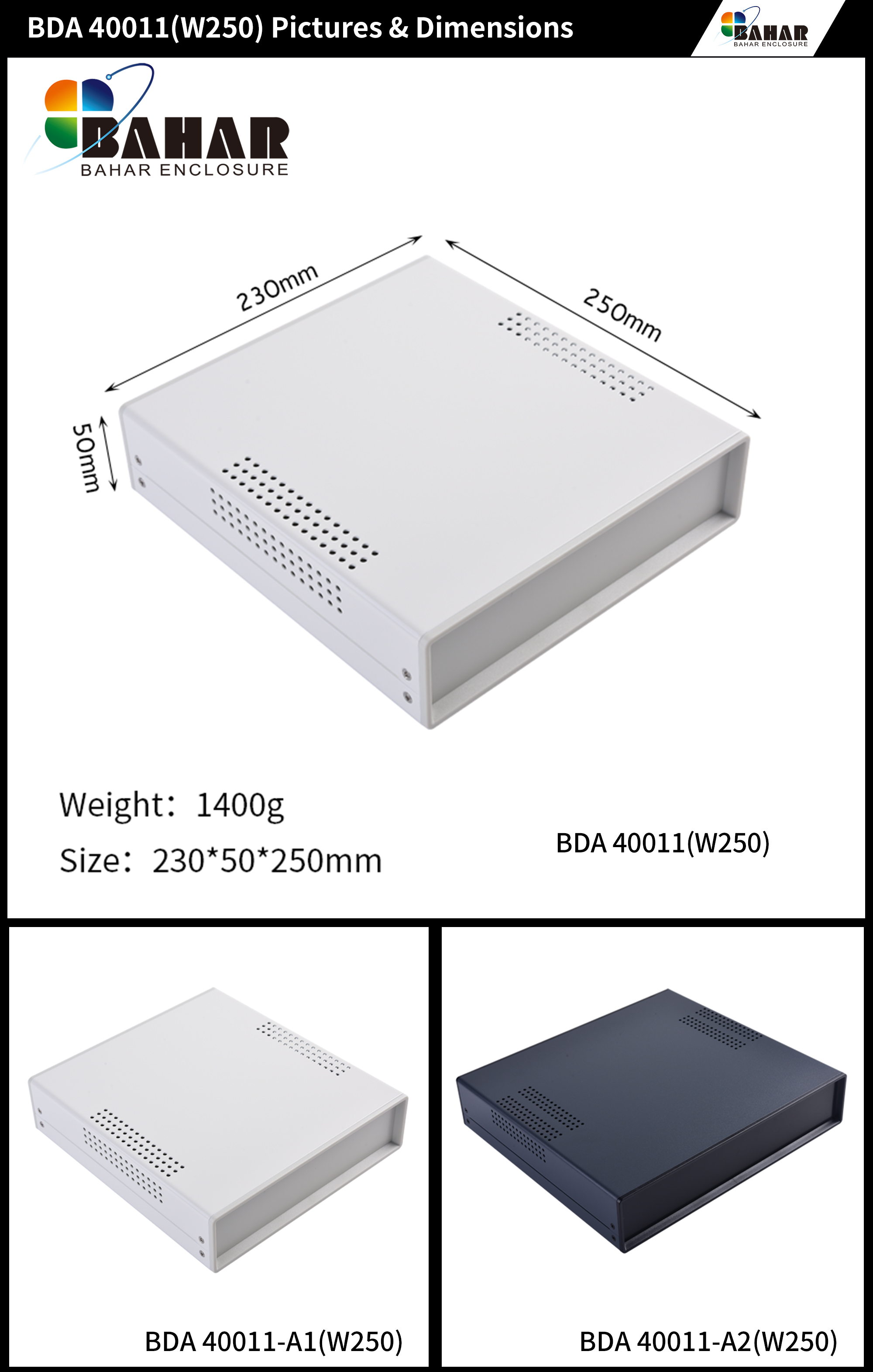 BDA 40011 (W250)-