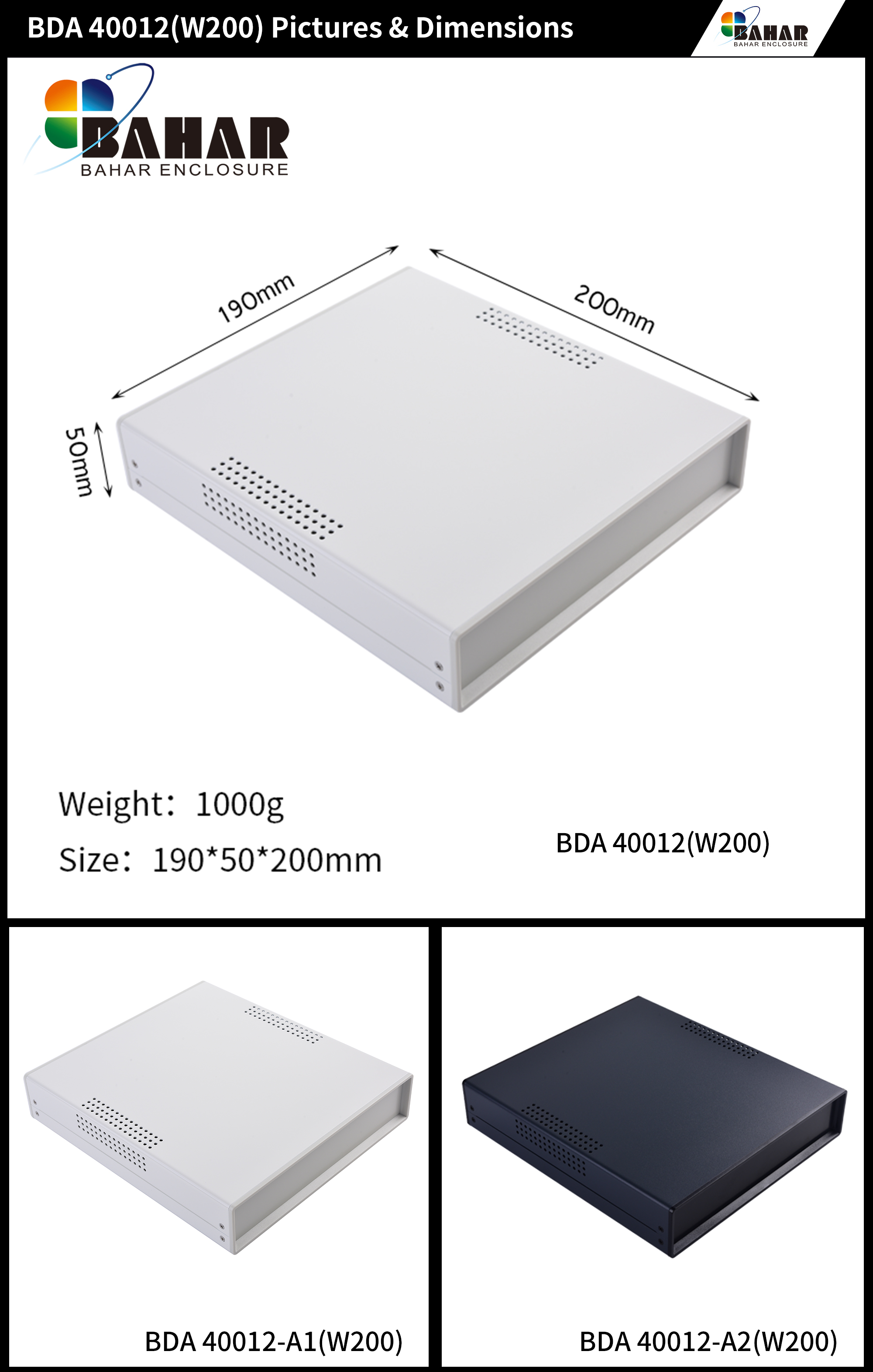 BDA 40012 (W200)-