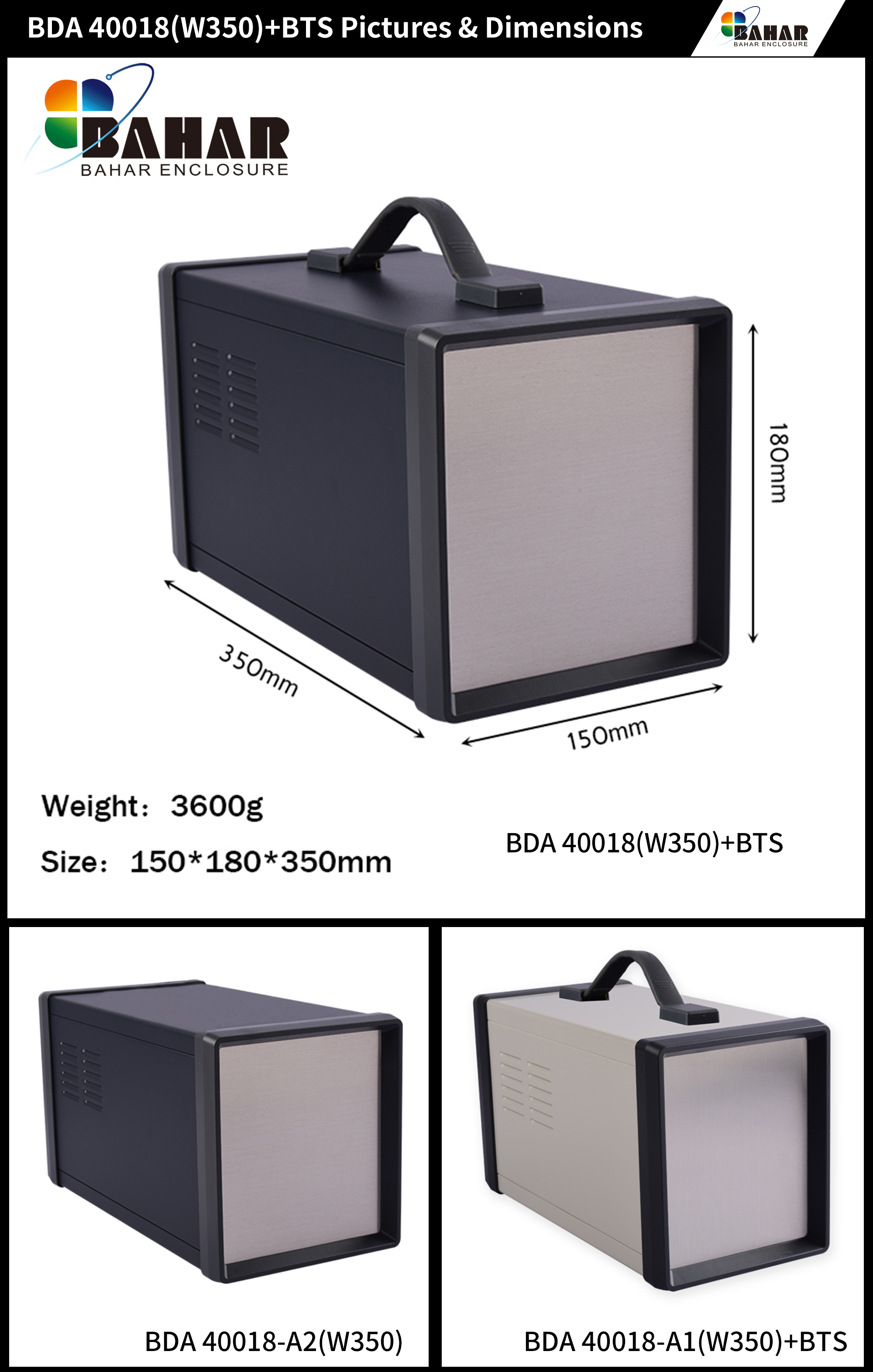BDA 40018 (W350)+BTS-
