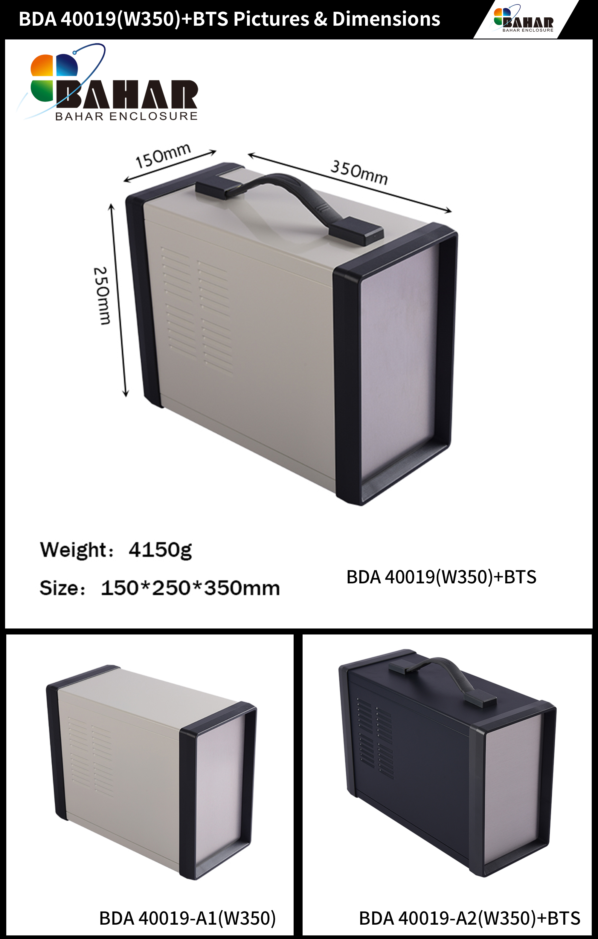 BDA 40019 (W350)+BTS-