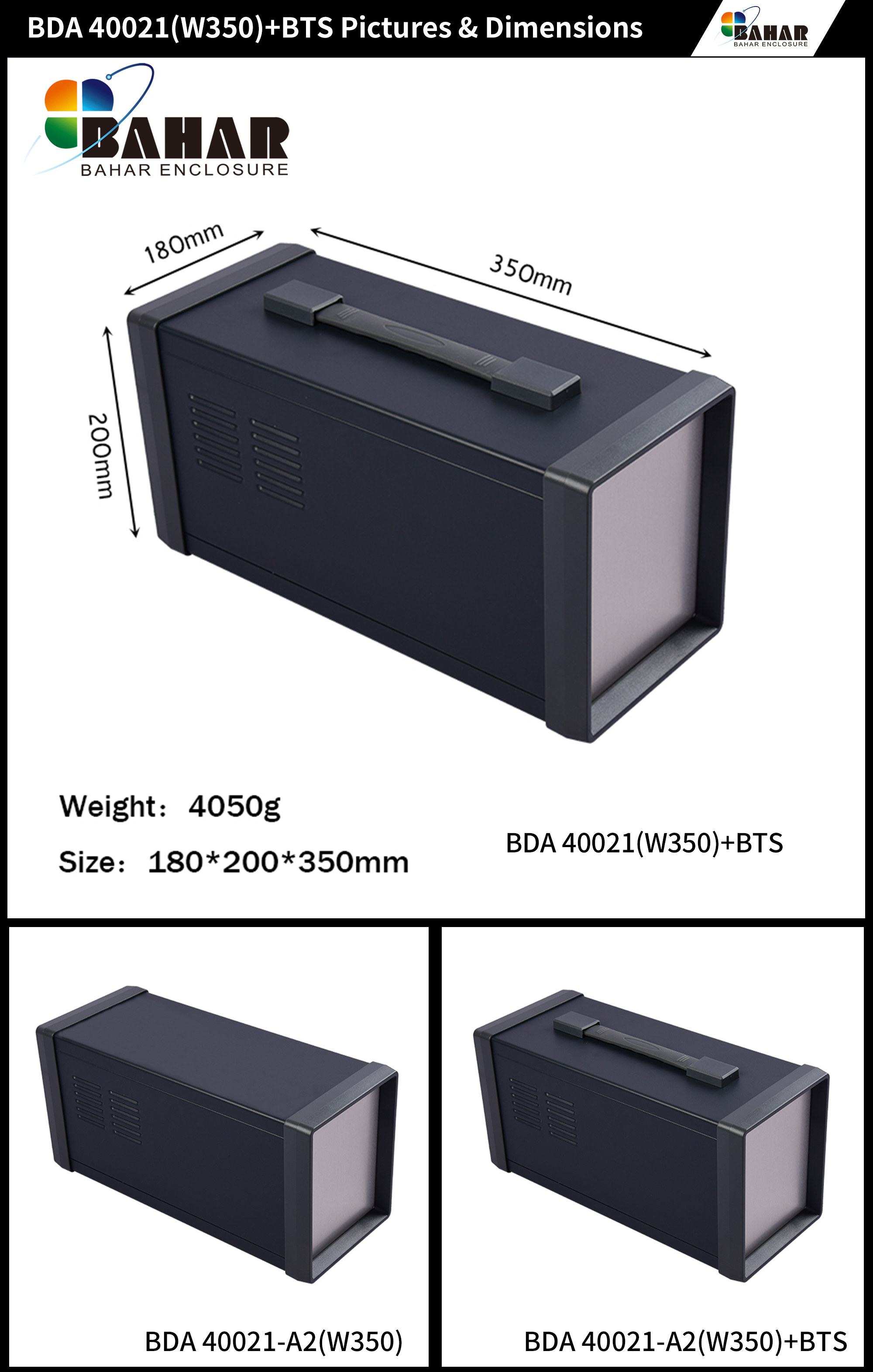 BDA 40021 (W350)+BTS-