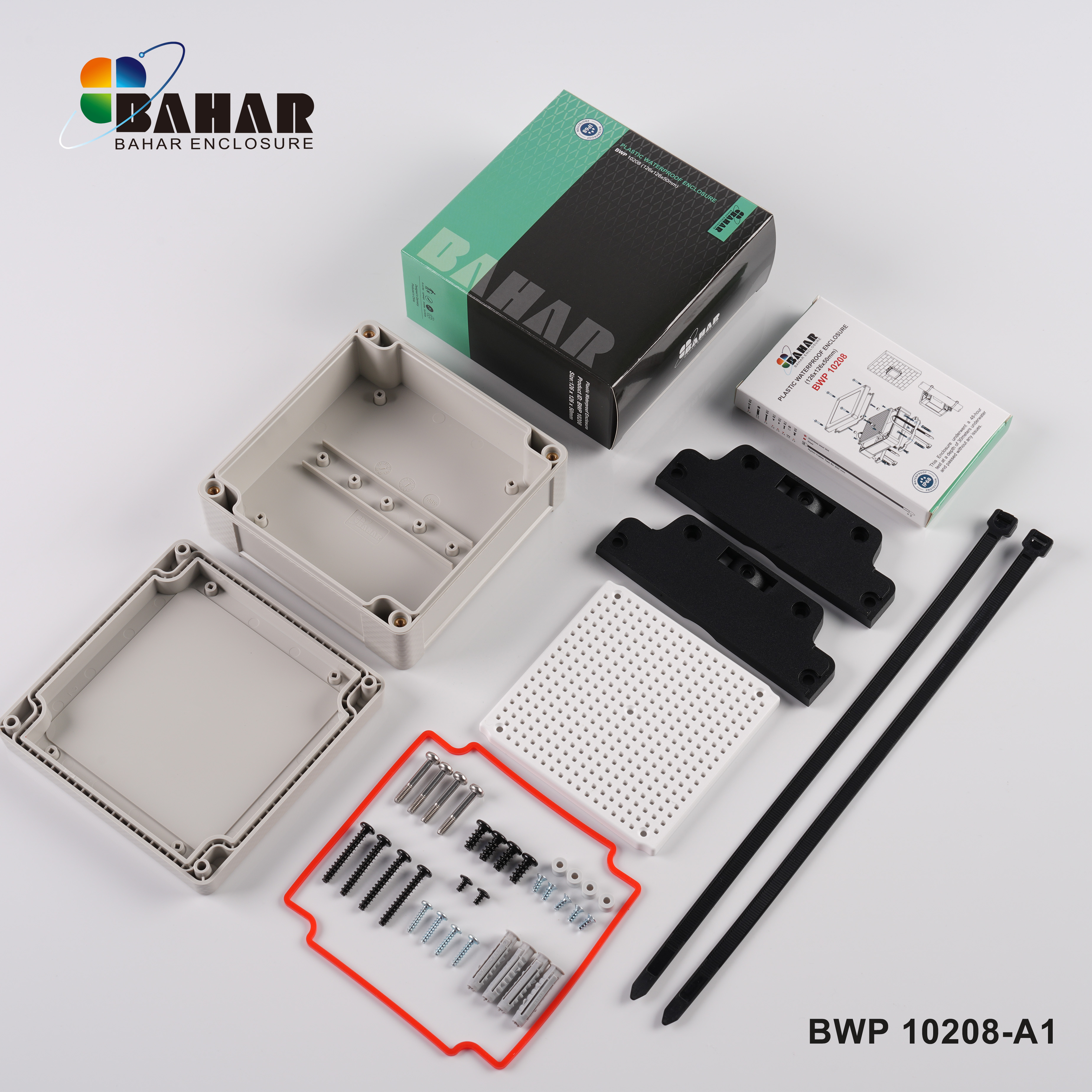 BWP 10208 IP68 Waterproof Junction Box – ABS Electrical Enclosure
