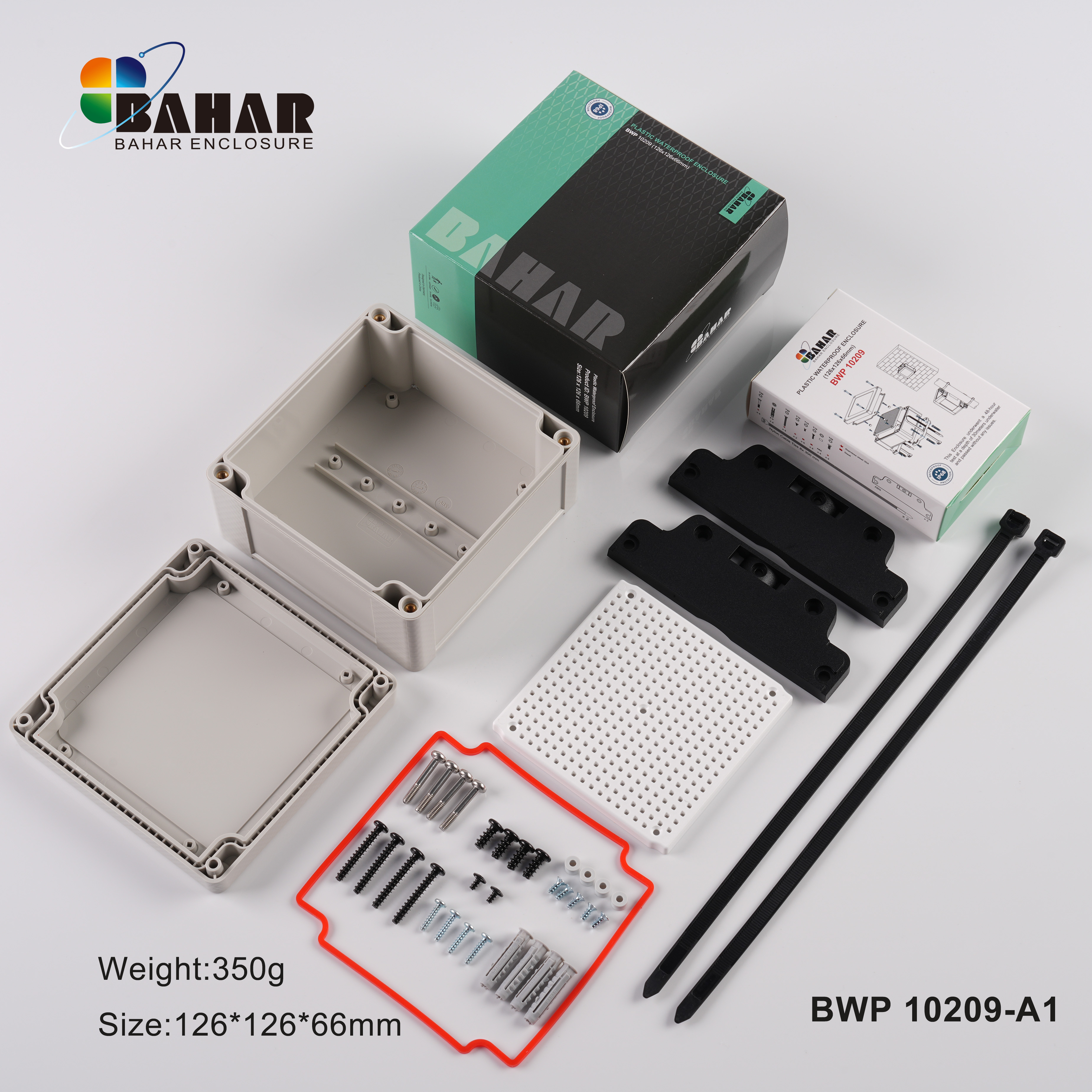 BWP 10209 IP68 Waterproof Junction Box – ABS Electrical Enclosure