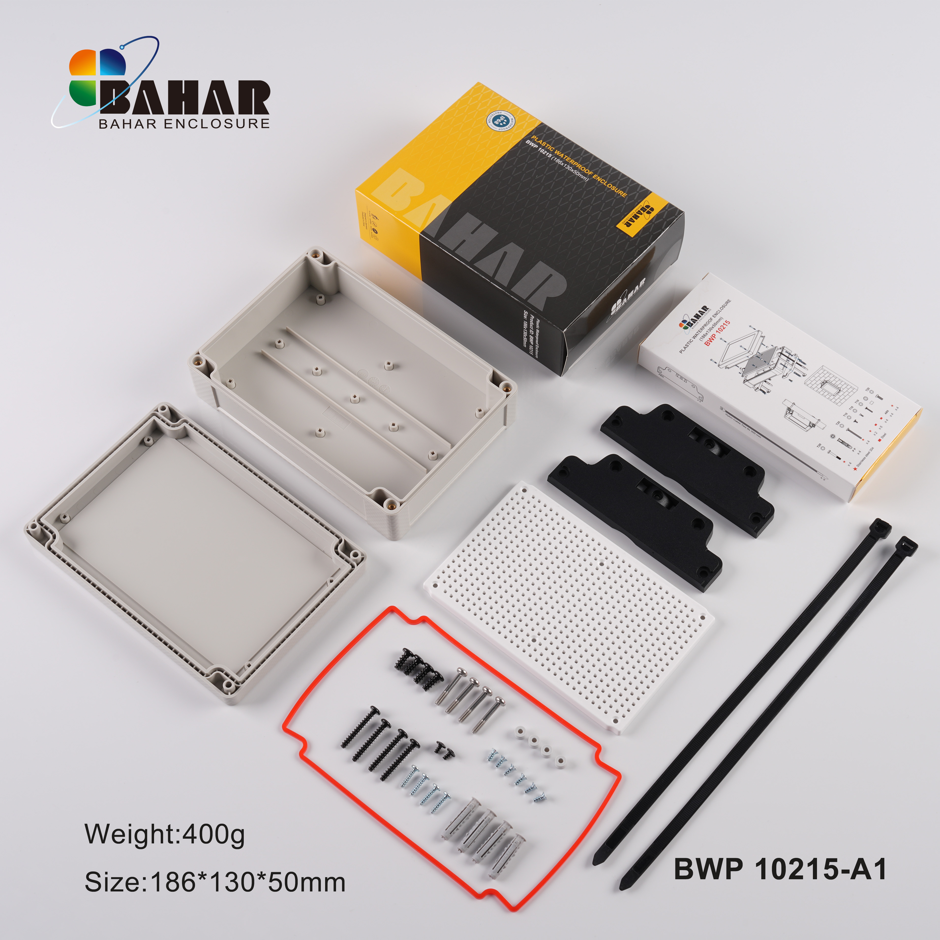 BWP 10215 Best IP68 Waterproof Junction Box – Strong & Durable ABS Enclosure