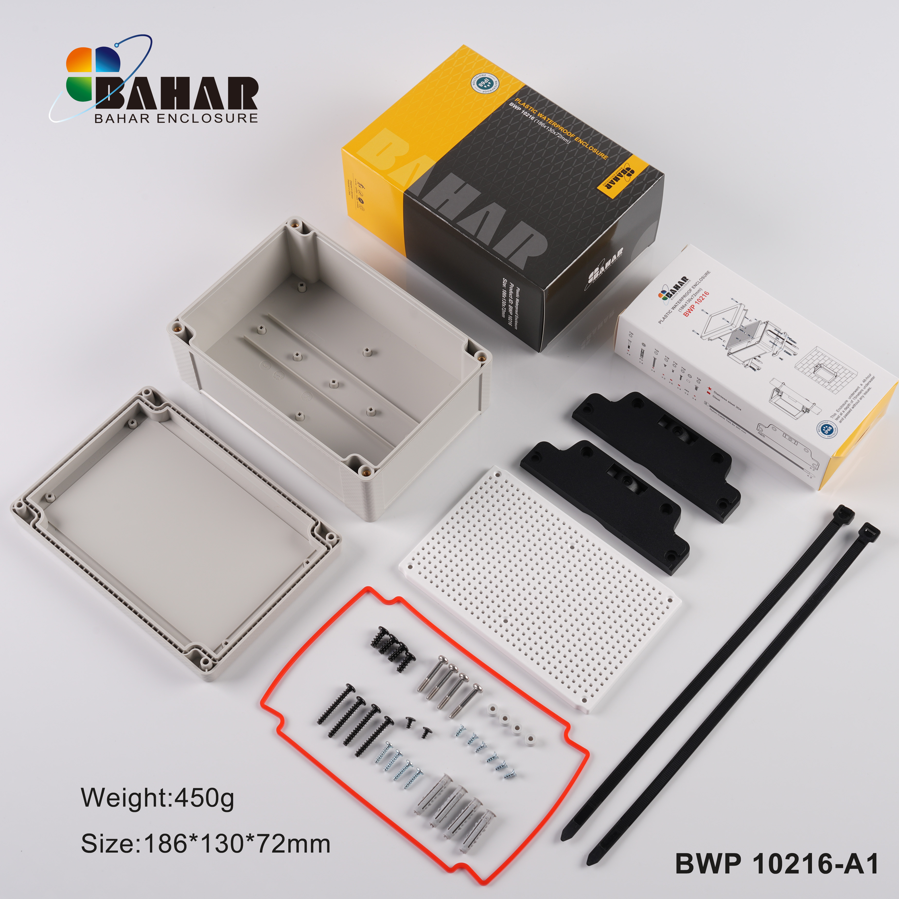 BWP 10216 IP68 Waterproof Junction Box – ABS Enclosure