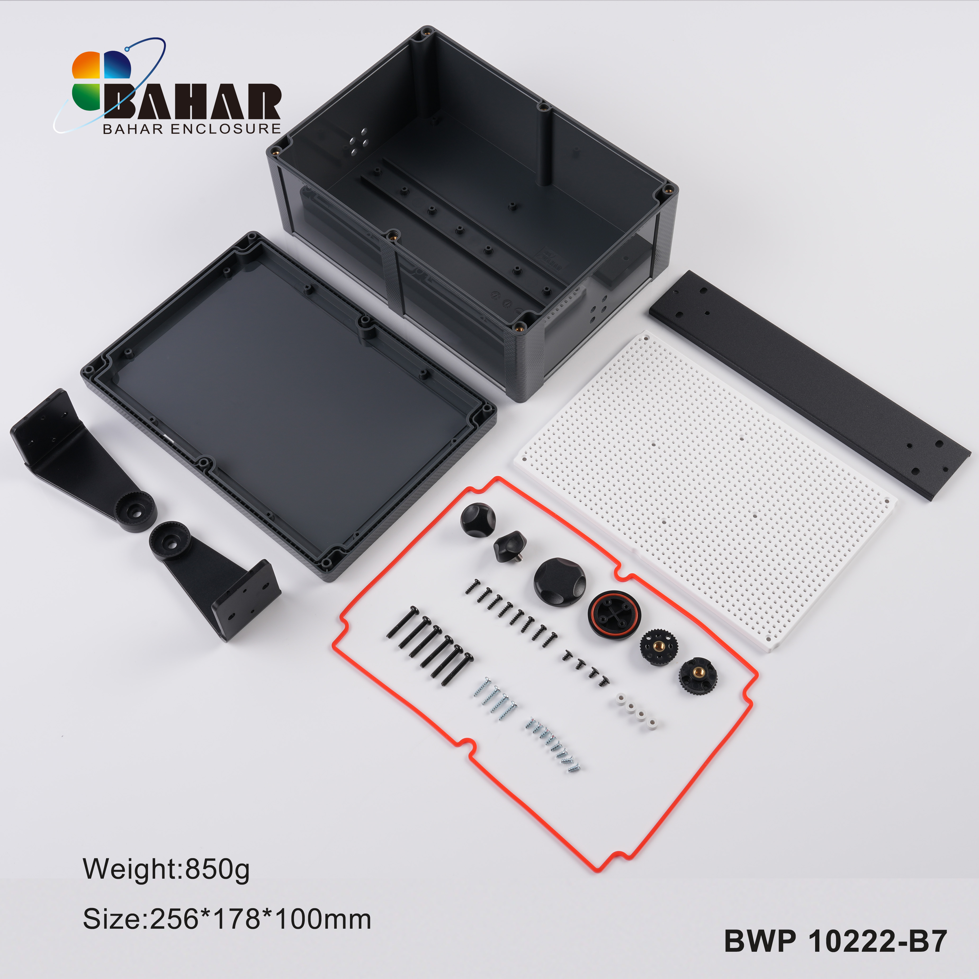 BWP 10222 Powerful IP68 Waterproof Junction Box – Large Deep ABS Enclosure